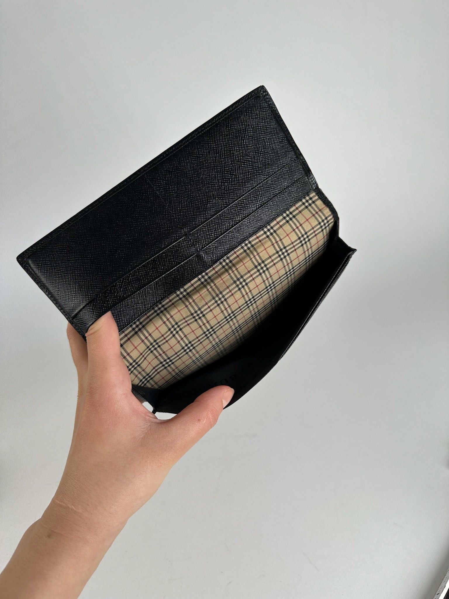Burberry Vintage Leather ID holder black Size ONE SIZE - 2 Thumbnail