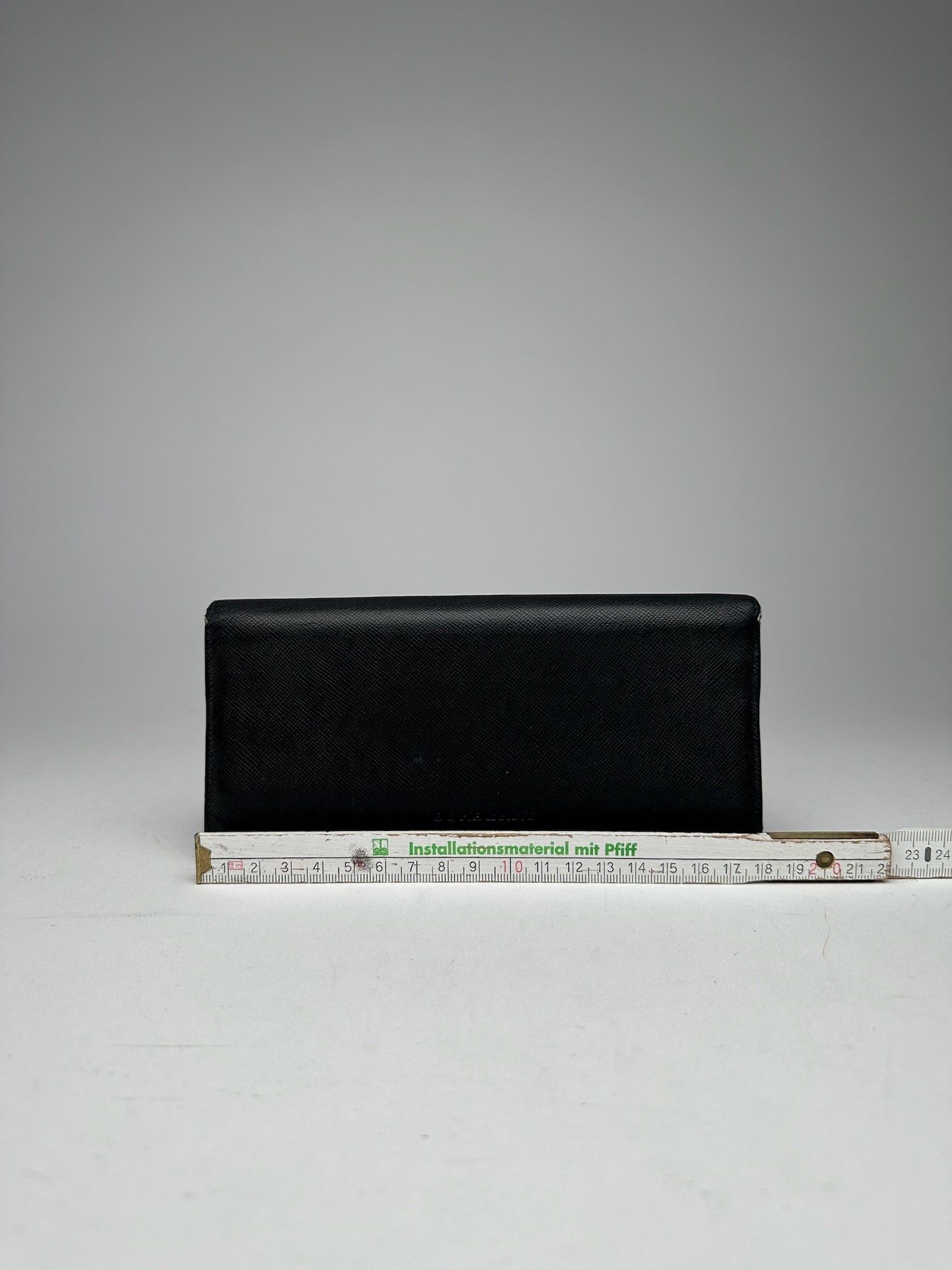 Burberry Vintage Leather ID holder black Size ONE SIZE - 9 Thumbnail