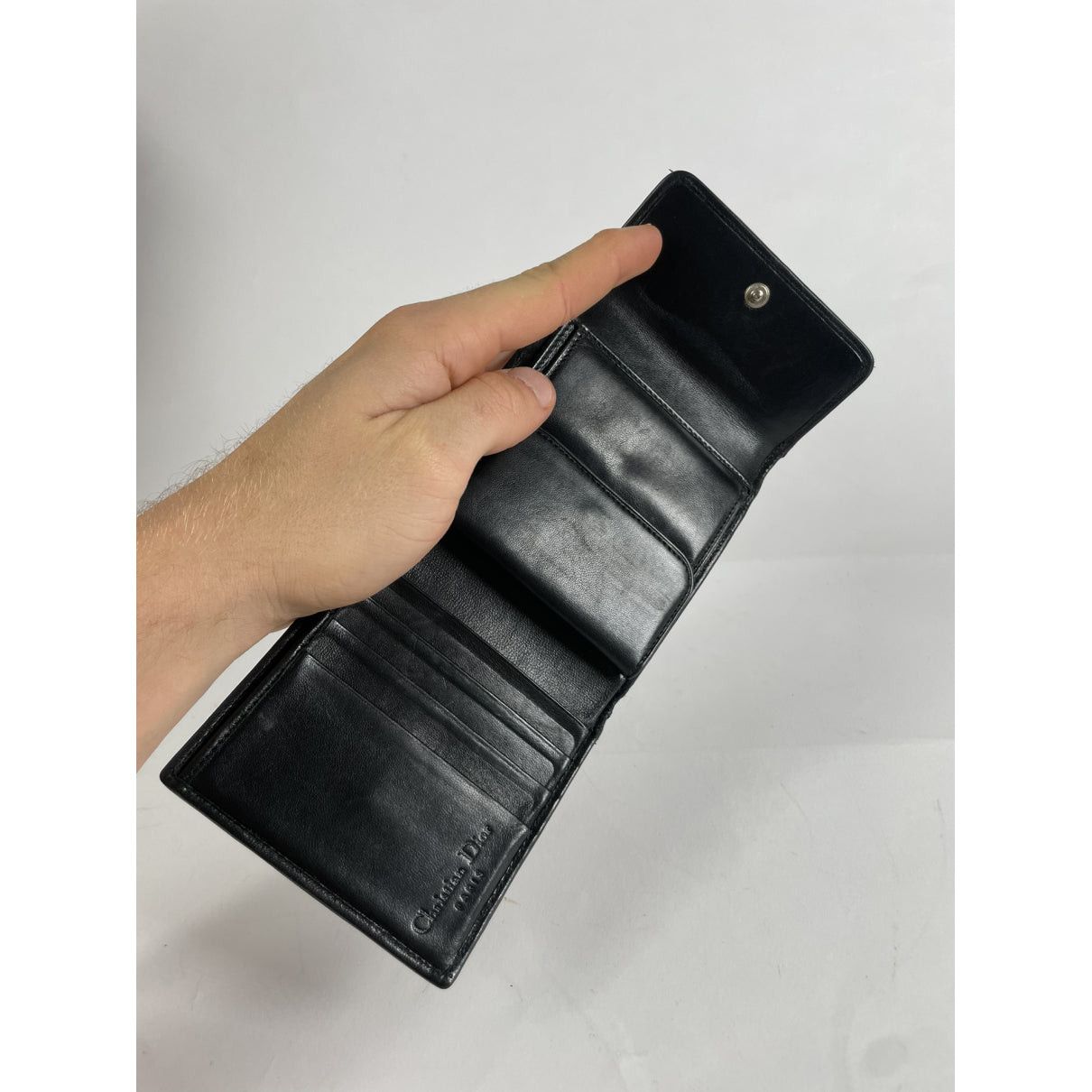 Dior 30 Montaigne Black Leather Wallet Size ONE SIZE - 3 Thumbnail