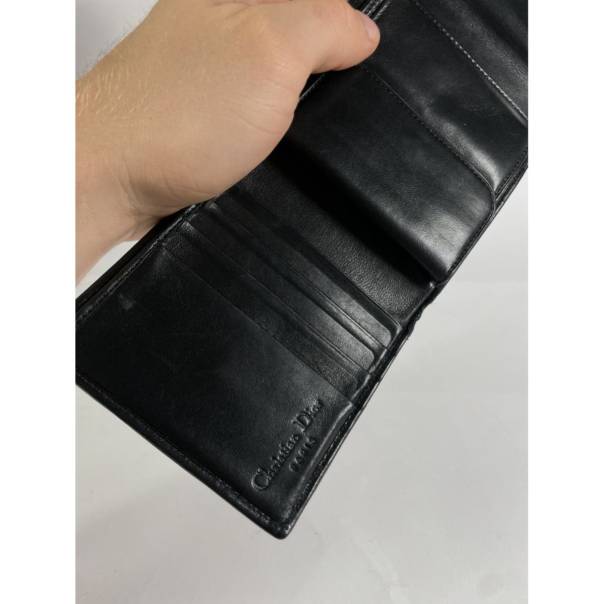 Dior 30 Montaigne Black Leather Wallet Size ONE SIZE - 4 Thumbnail