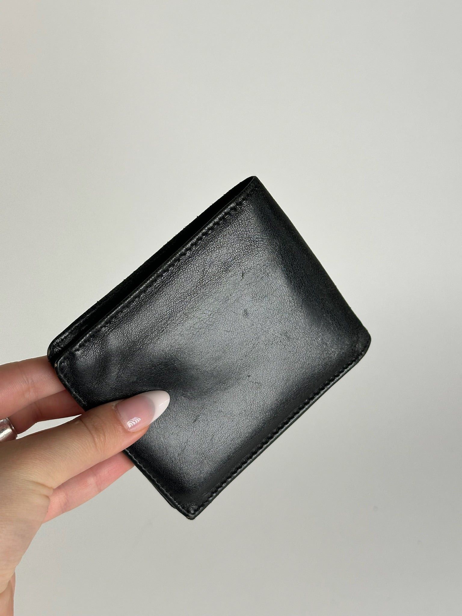 Vivienne Westwood Vintage foldable wallet leather black Size ONE SIZE - 8 Thumbnail