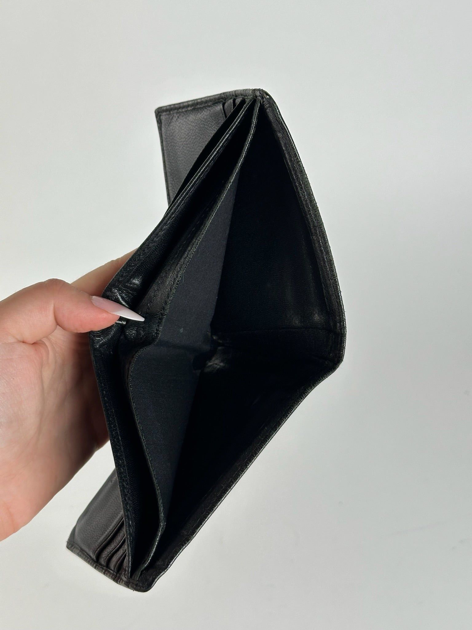 Vivienne Westwood Vintage foldable wallet leather black Size ONE SIZE - 6 Thumbnail
