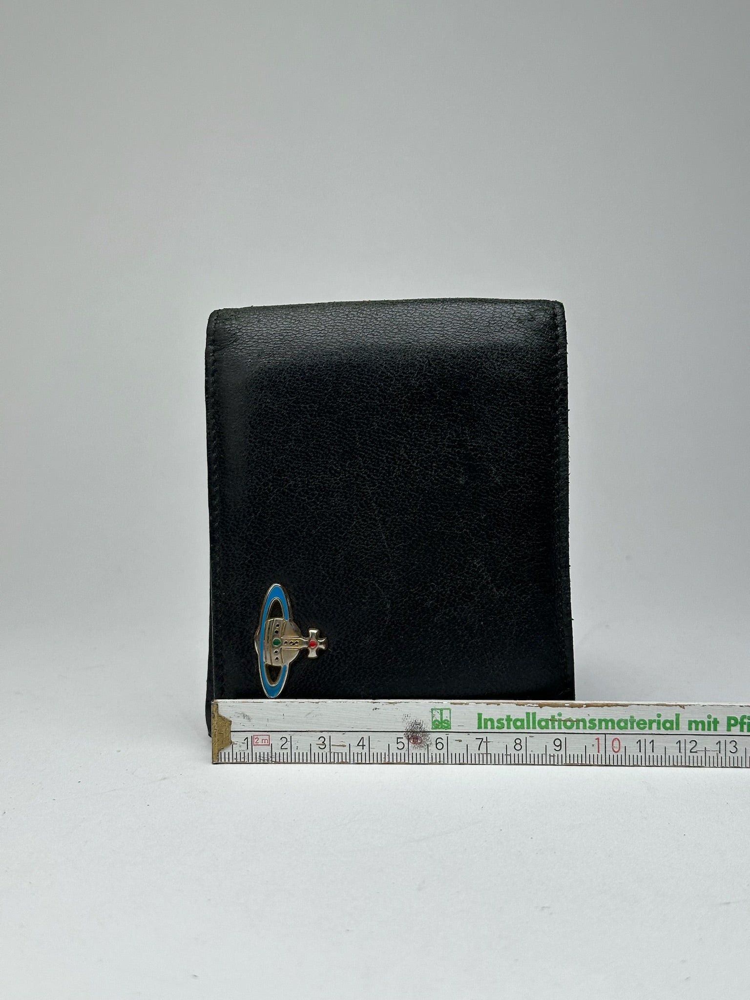 Vivienne Westwood Vintage foldable wallet leather black Size ONE SIZE - 10 Thumbnail