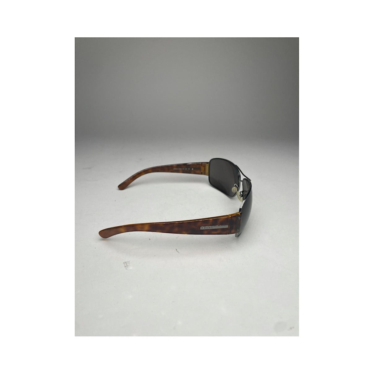 Prada Brown Plastic Sunglasses Size ONE SIZE - 5 Thumbnail
