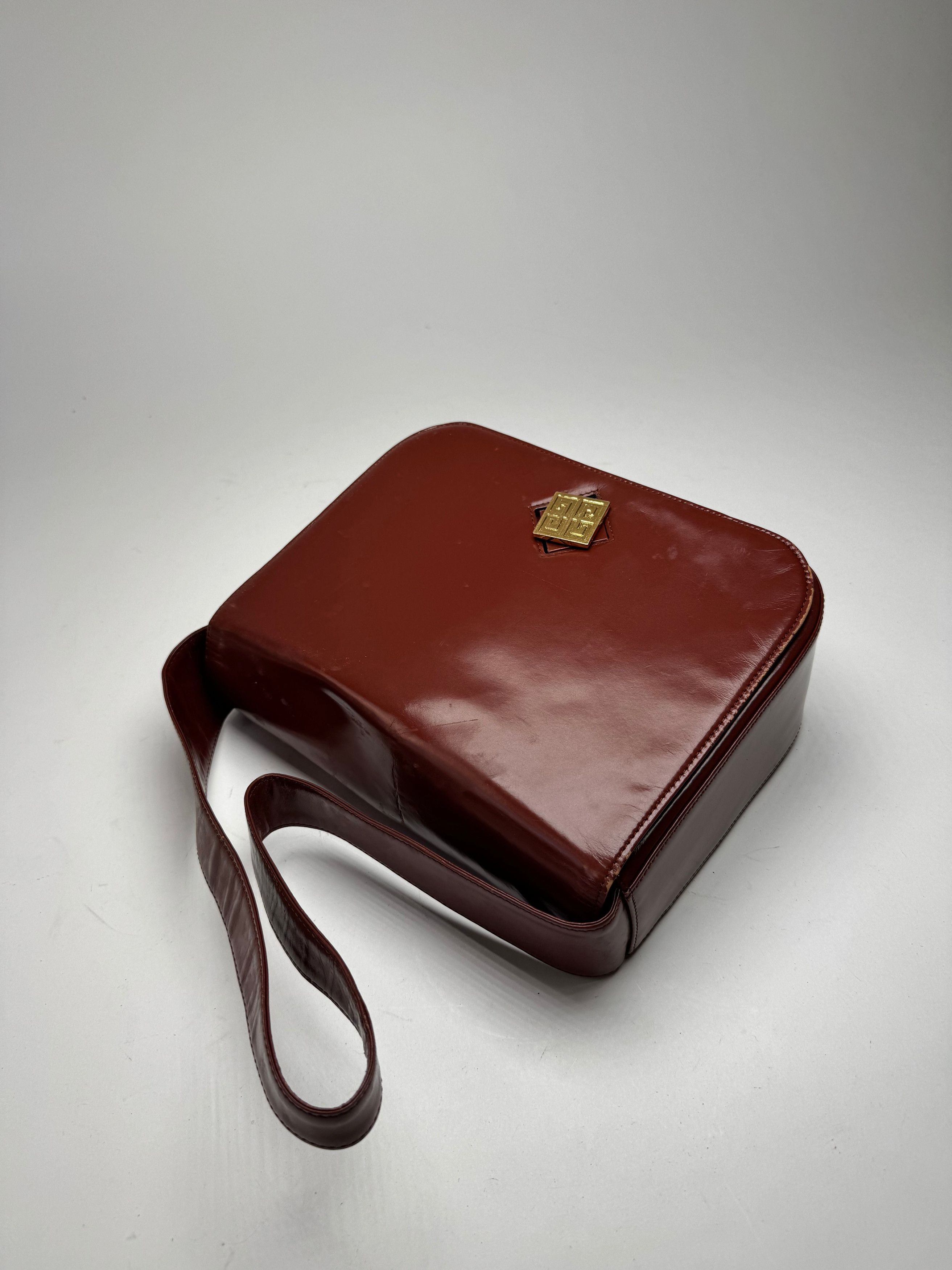 Givenchy Vintage 4G Leather Bag Brown Size ONE SIZE - 8 Thumbnail