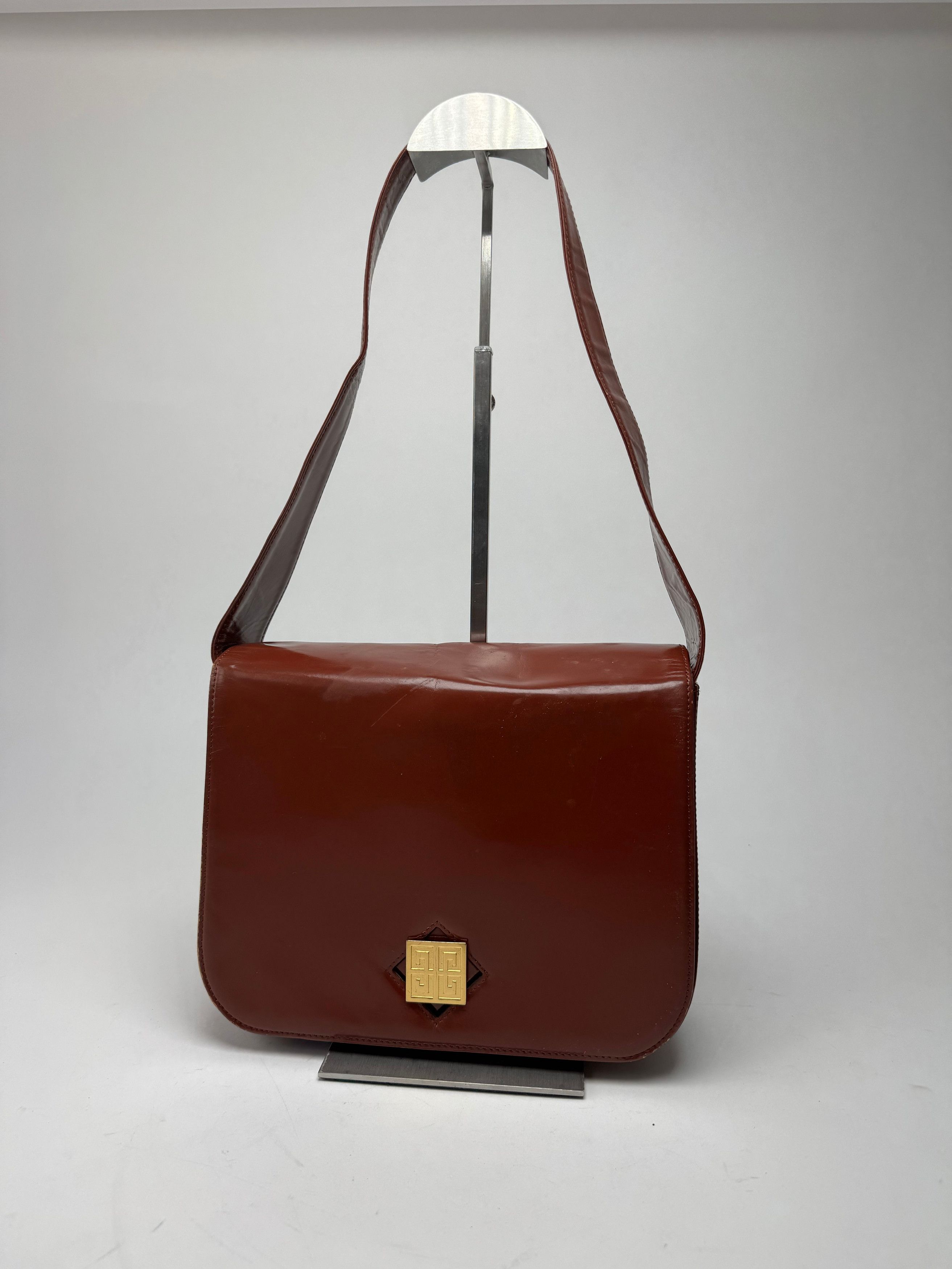 Givenchy Vintage 4G Leather Bag Brown Size ONE SIZE - 10 Thumbnail