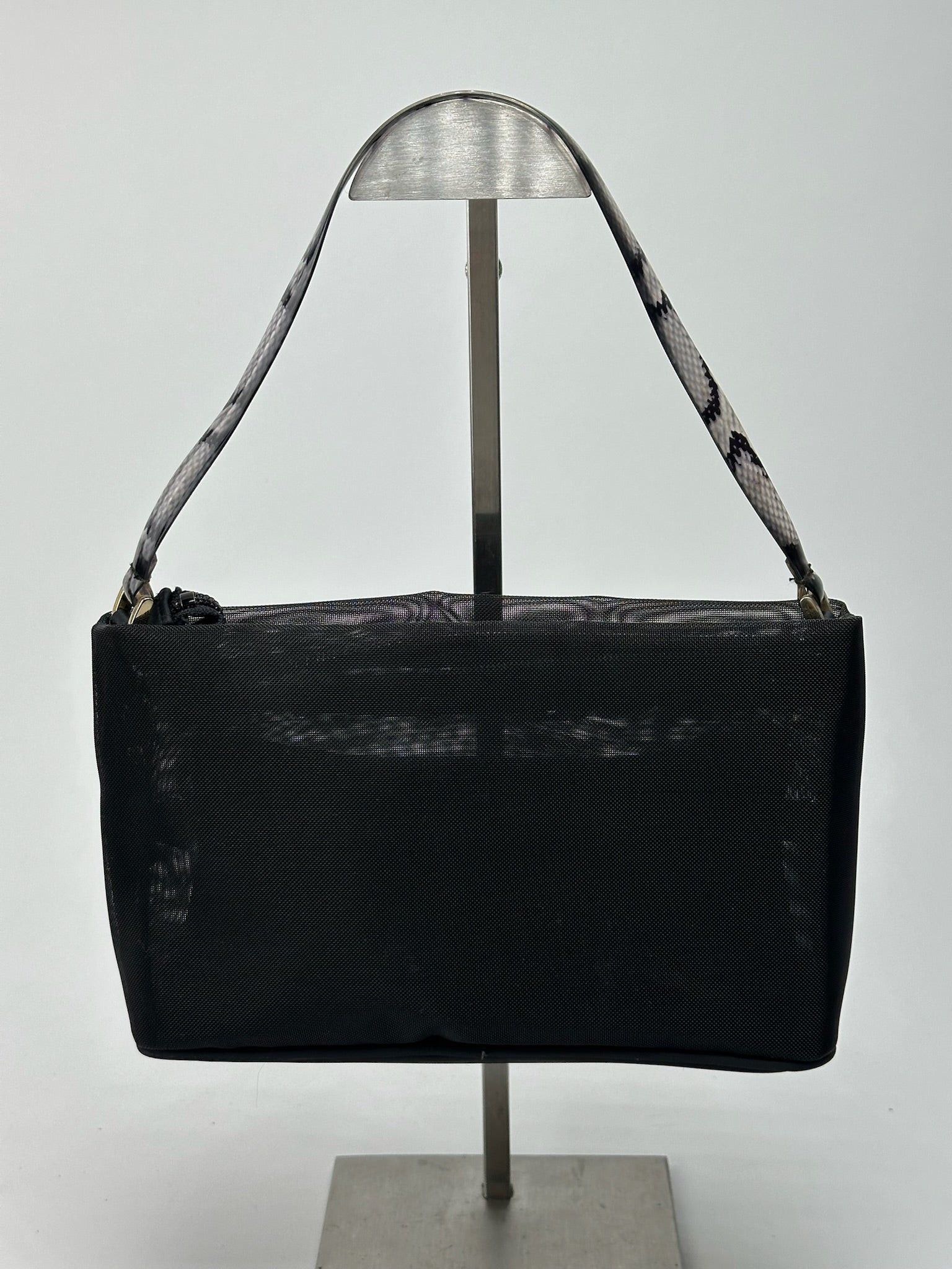 Kansai Yamamoto Vintage Kansai Ymamoto Polyester Baguette Bag Black Size ONE SIZE - 12 Thumbnail