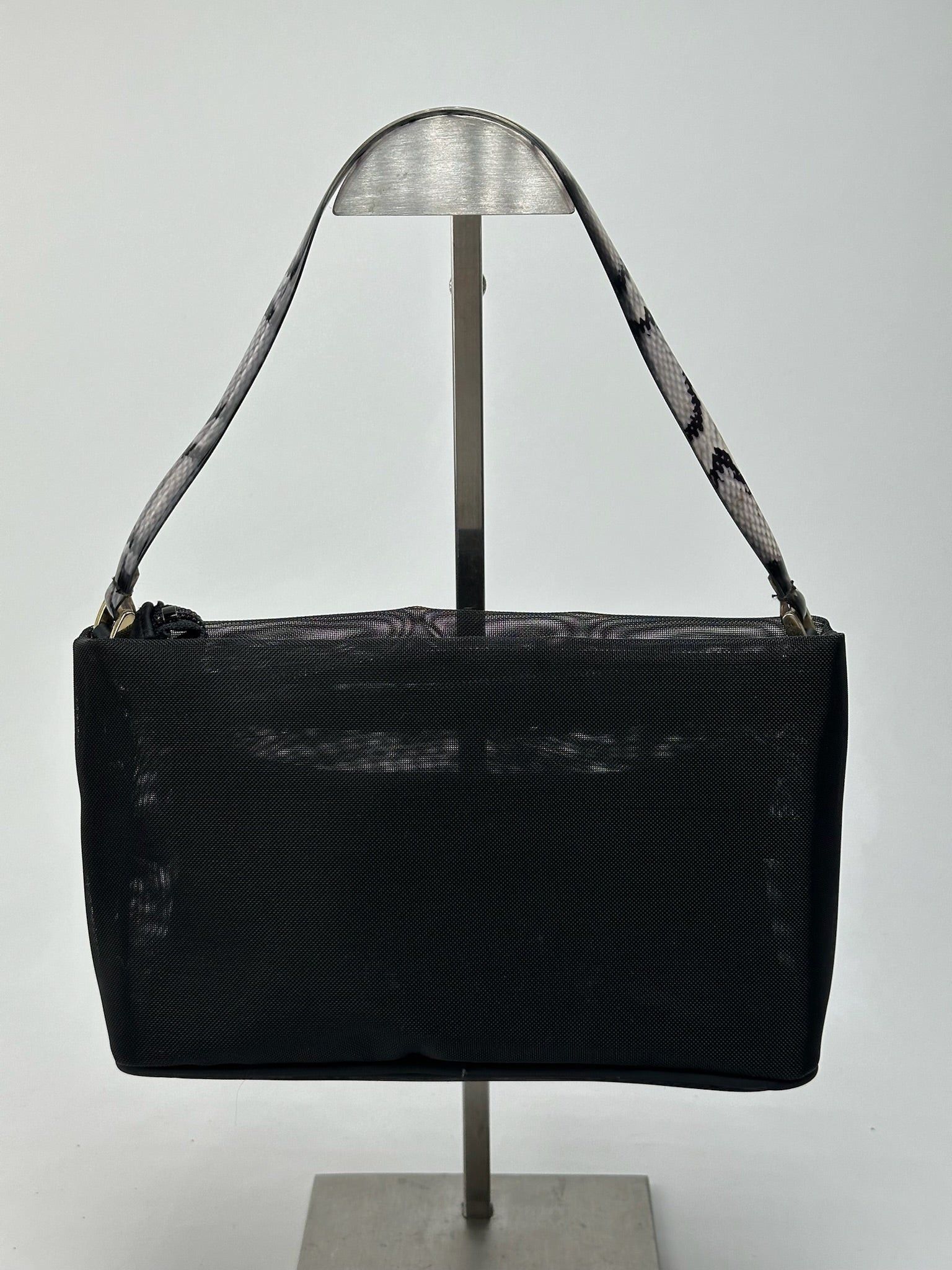 Kansai Yamamoto Vintage Kansai Ymamoto Polyester Baguette Bag Black Size ONE SIZE - 2 Thumbnail