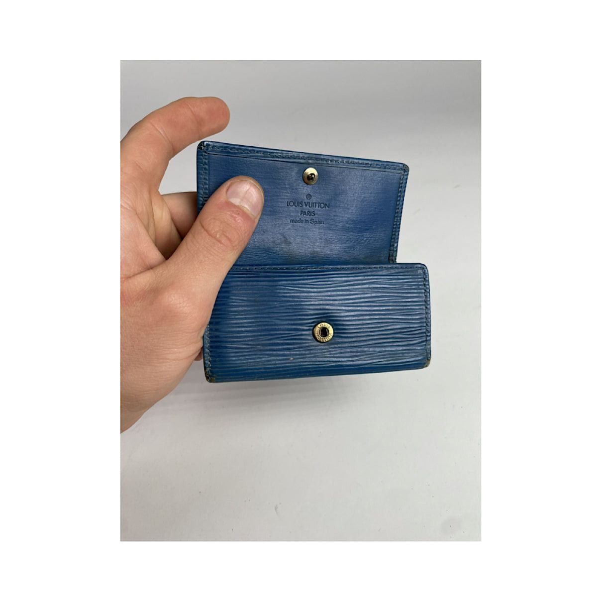 Louis Vuitton Lockme Blue Leather Purse Size ONE SIZE - 5 Thumbnail