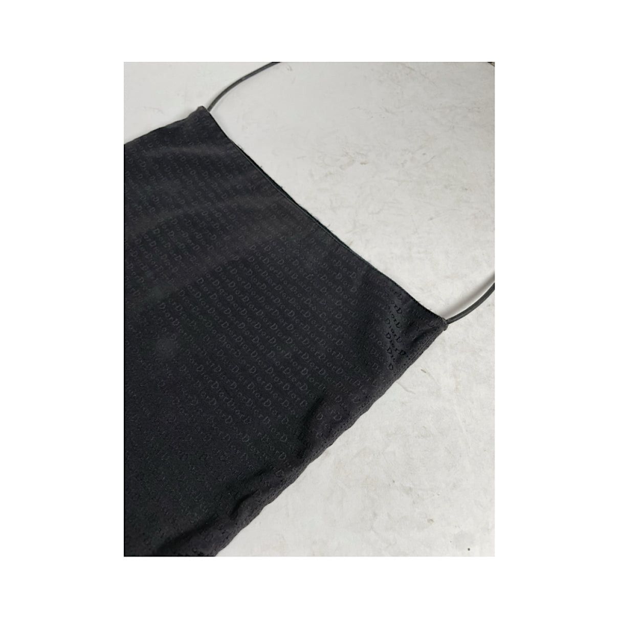 Dior Saddle Black Cotton Handbag Size ONE SIZE - 2 Thumbnail