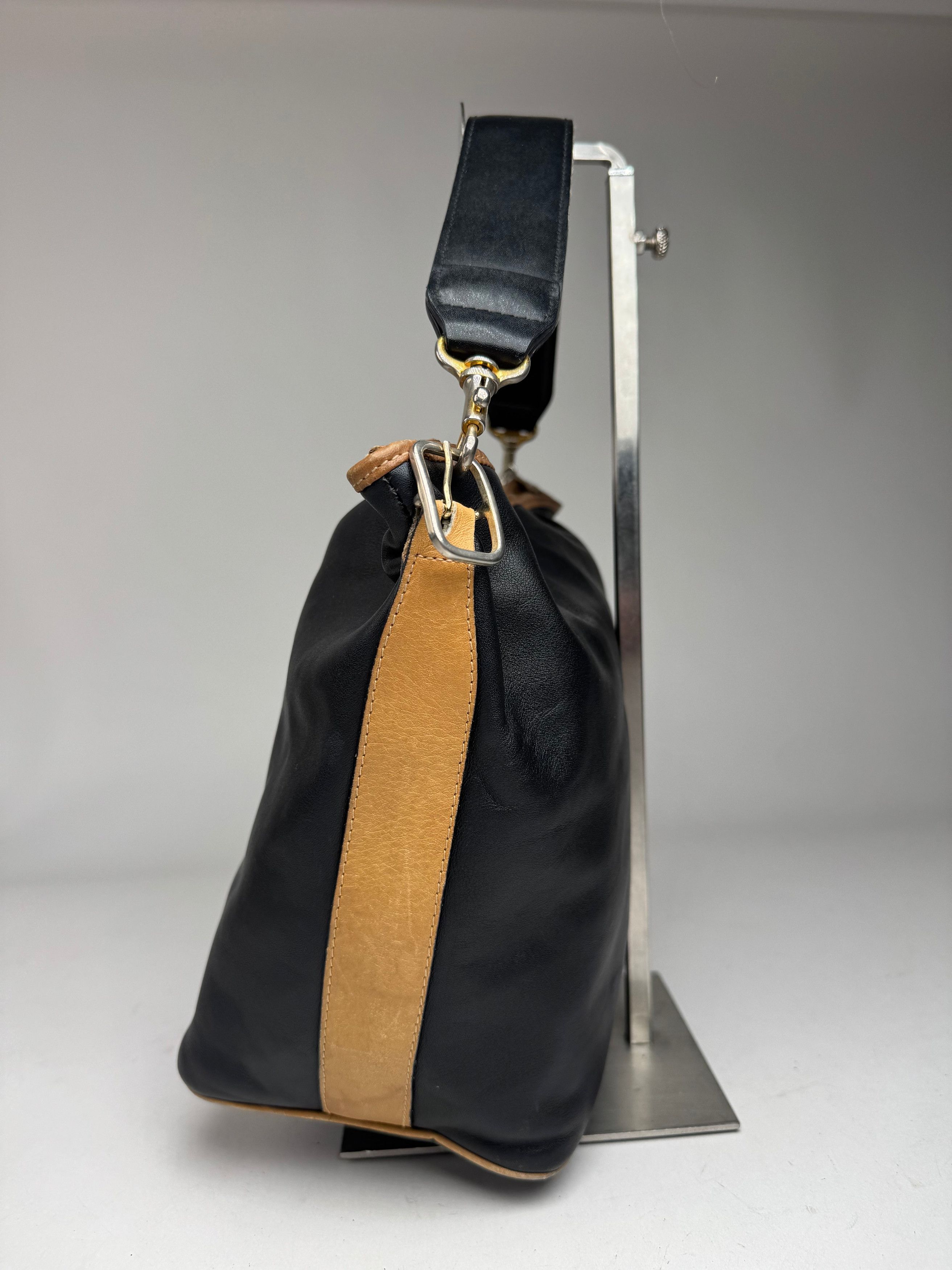 Celine Vintage Paris Sac Seau Leather Bag Black Size ONE SIZE - 8 Thumbnail