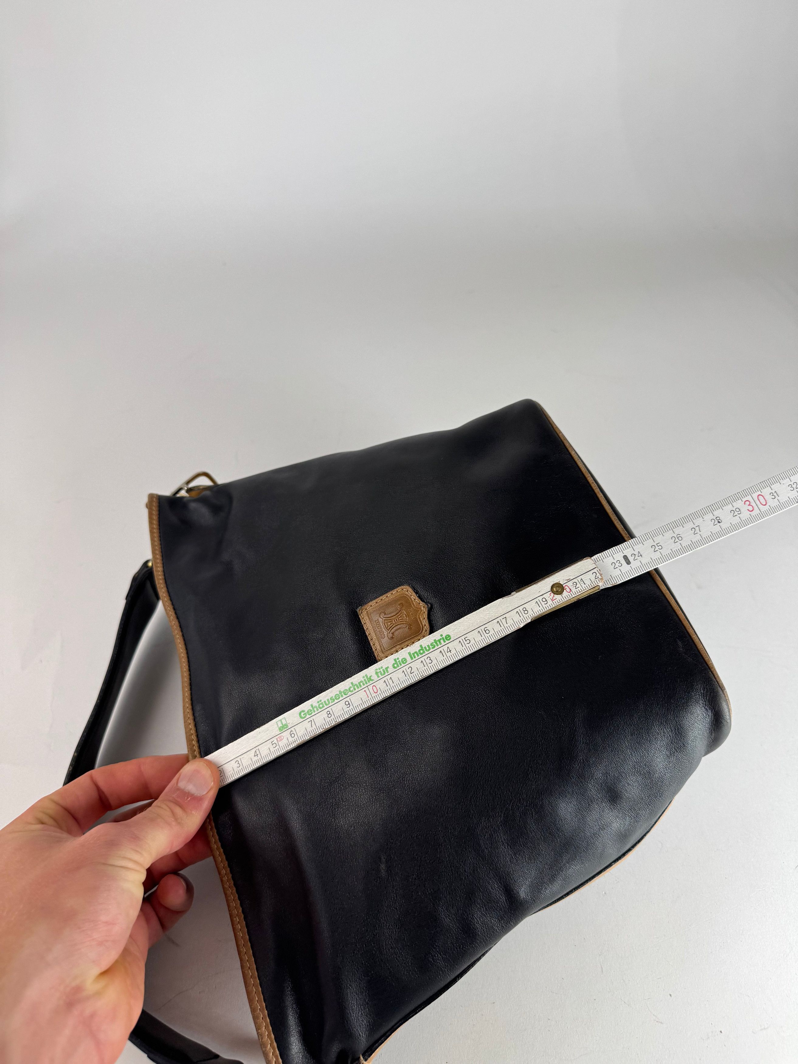 Celine Vintage Paris Sac Seau Leather Bag Black Size ONE SIZE - 2 Thumbnail
