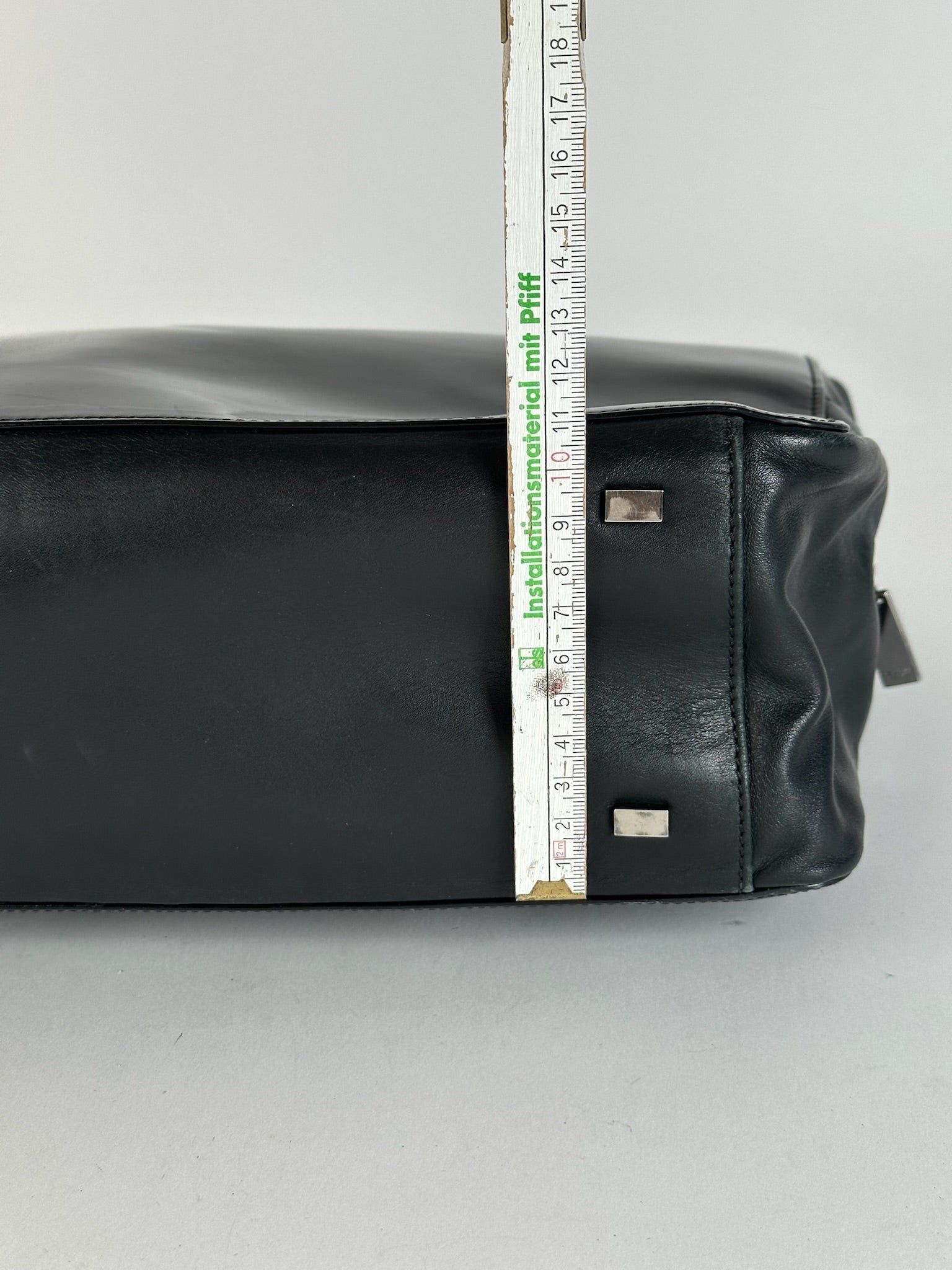 Celine Vintage Paris Leather bag black Size ONE SIZE - 10 Thumbnail