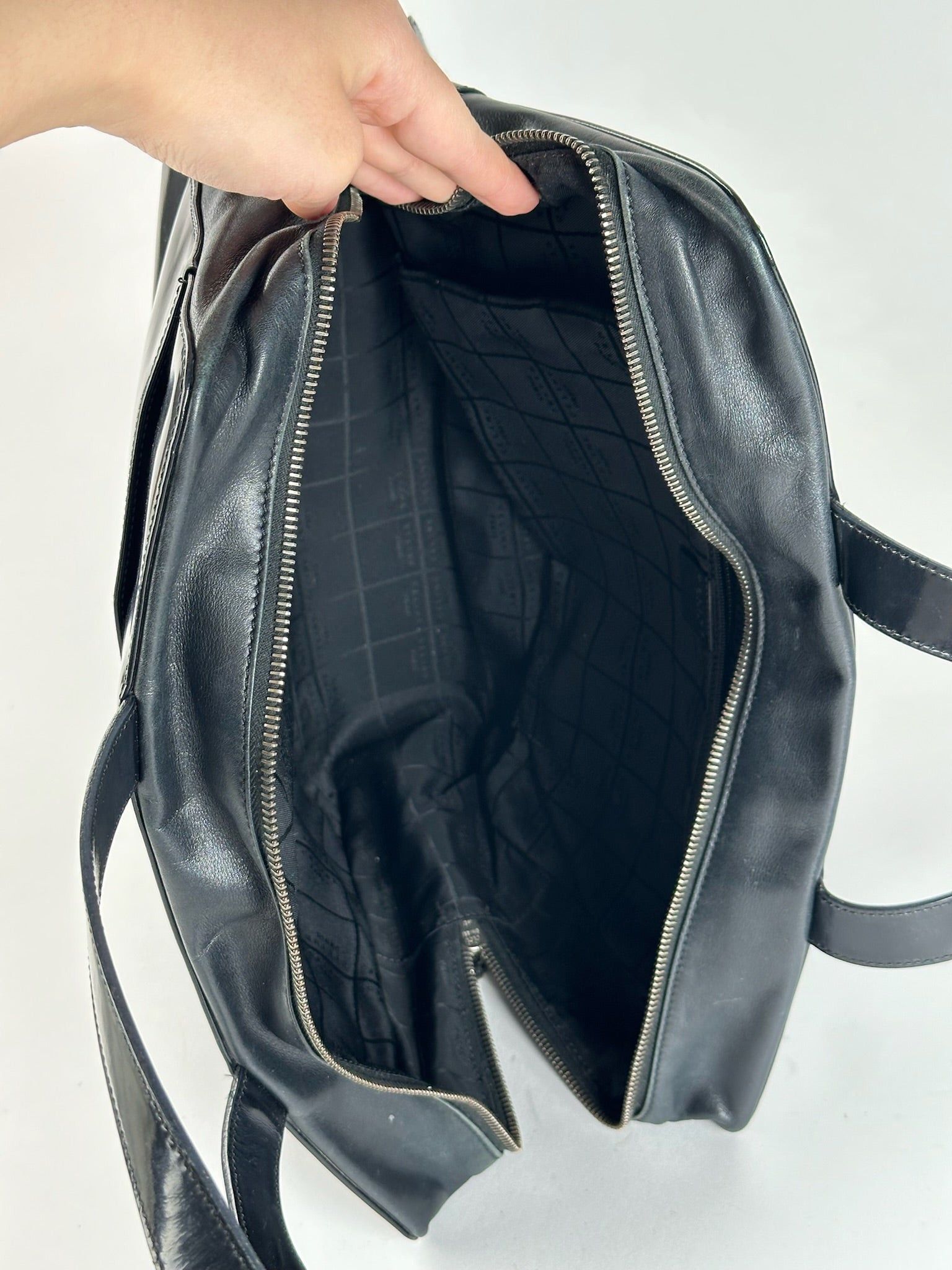 Celine Vintage Paris Leather bag black Size ONE SIZE - 8 Thumbnail
