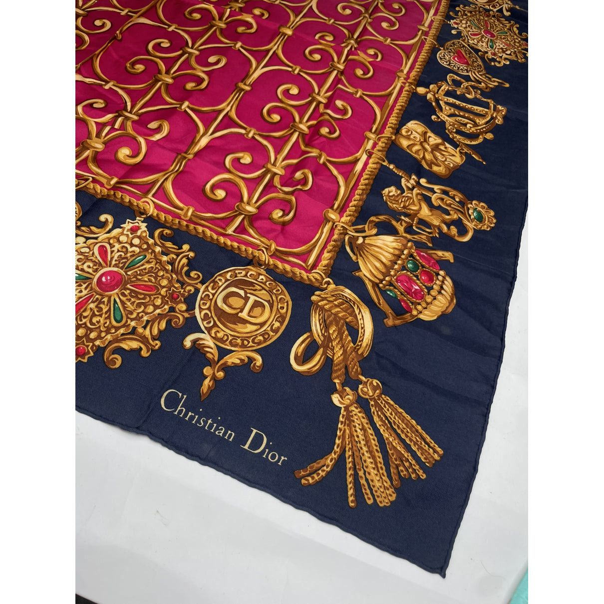 Dior Mitzah Oblique Other Silk Scarf Size ONE SIZE - 2 Thumbnail