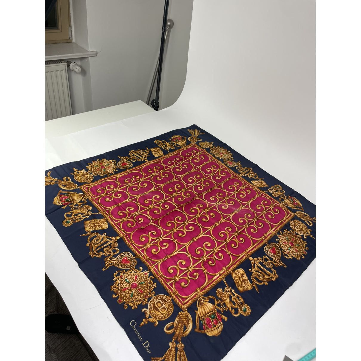 Dior Mitzah Oblique Other Silk Scarf Size ONE SIZE - 5 Thumbnail