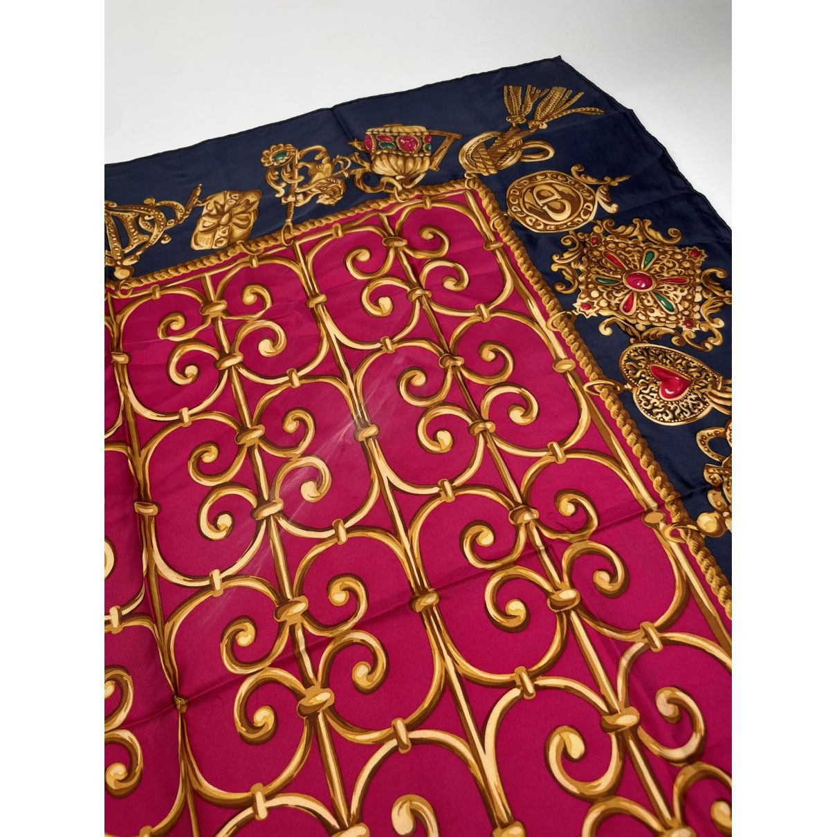 Dior Mitzah Oblique Other Silk Scarf Size ONE SIZE - 4 Thumbnail
