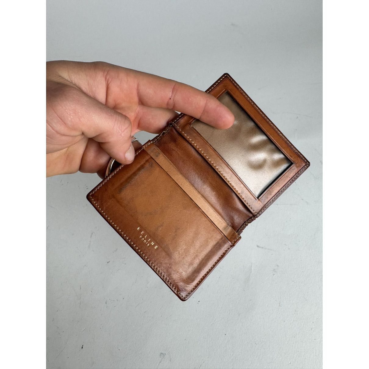 Celine Brown Leather Purse Size ONE SIZE - 3 Thumbnail