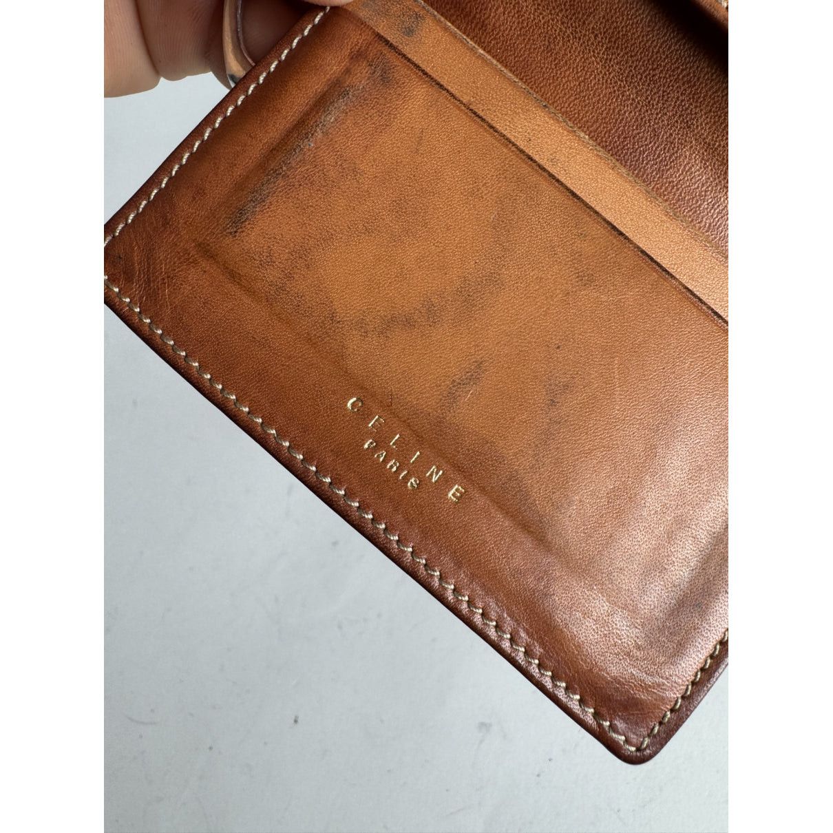 Celine Brown Leather Purse Size ONE SIZE - 4 Thumbnail