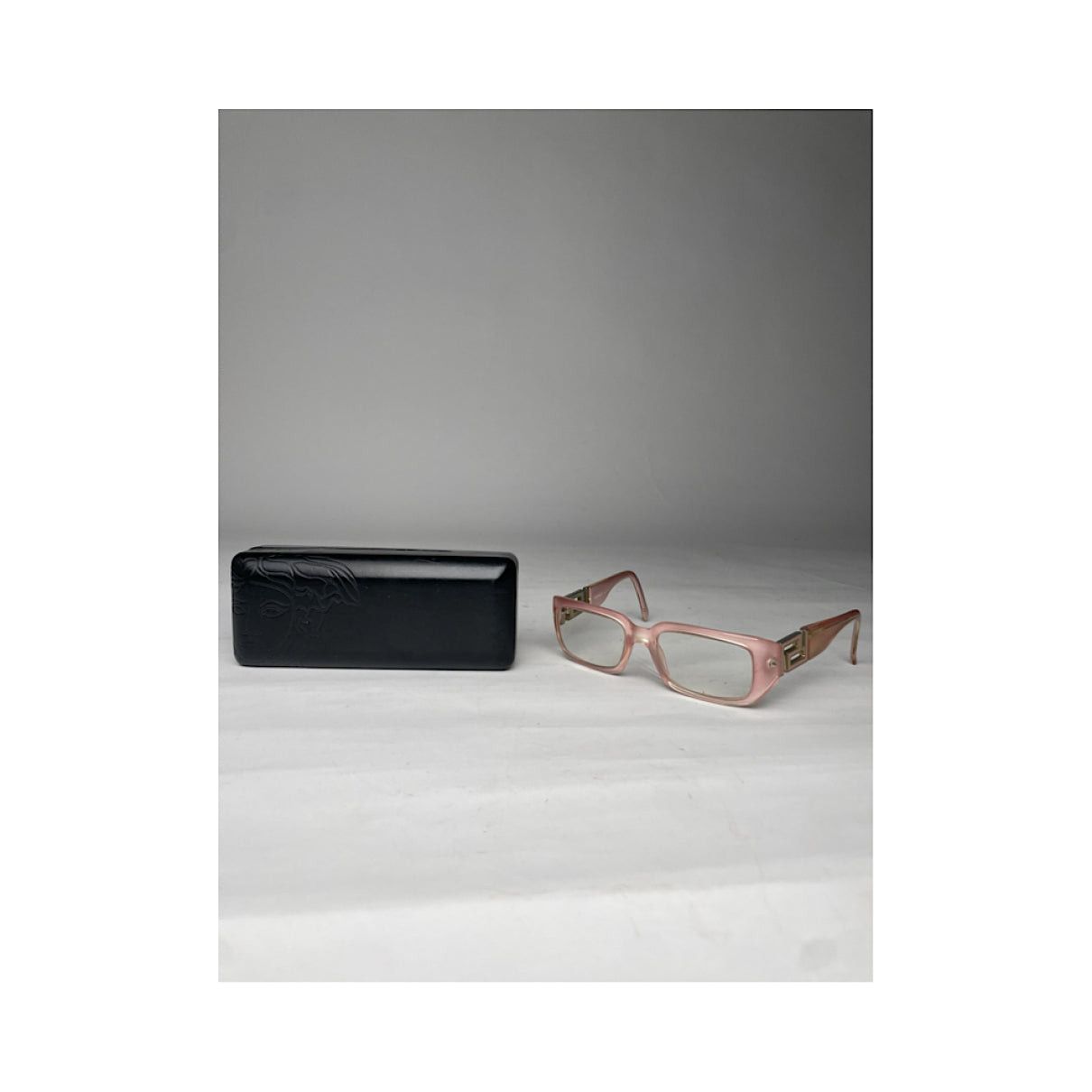 Versace Pink Plastic Sunglasses Size ONE SIZE - 2 Thumbnail