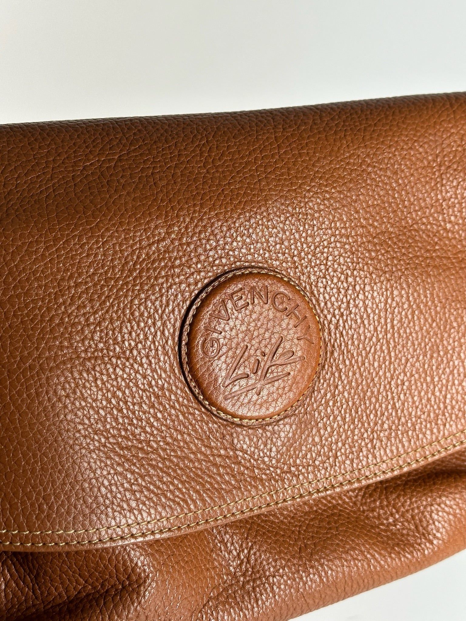 Givenchy Vintage leather clutch brown Size ONE SIZE - 3 Thumbnail