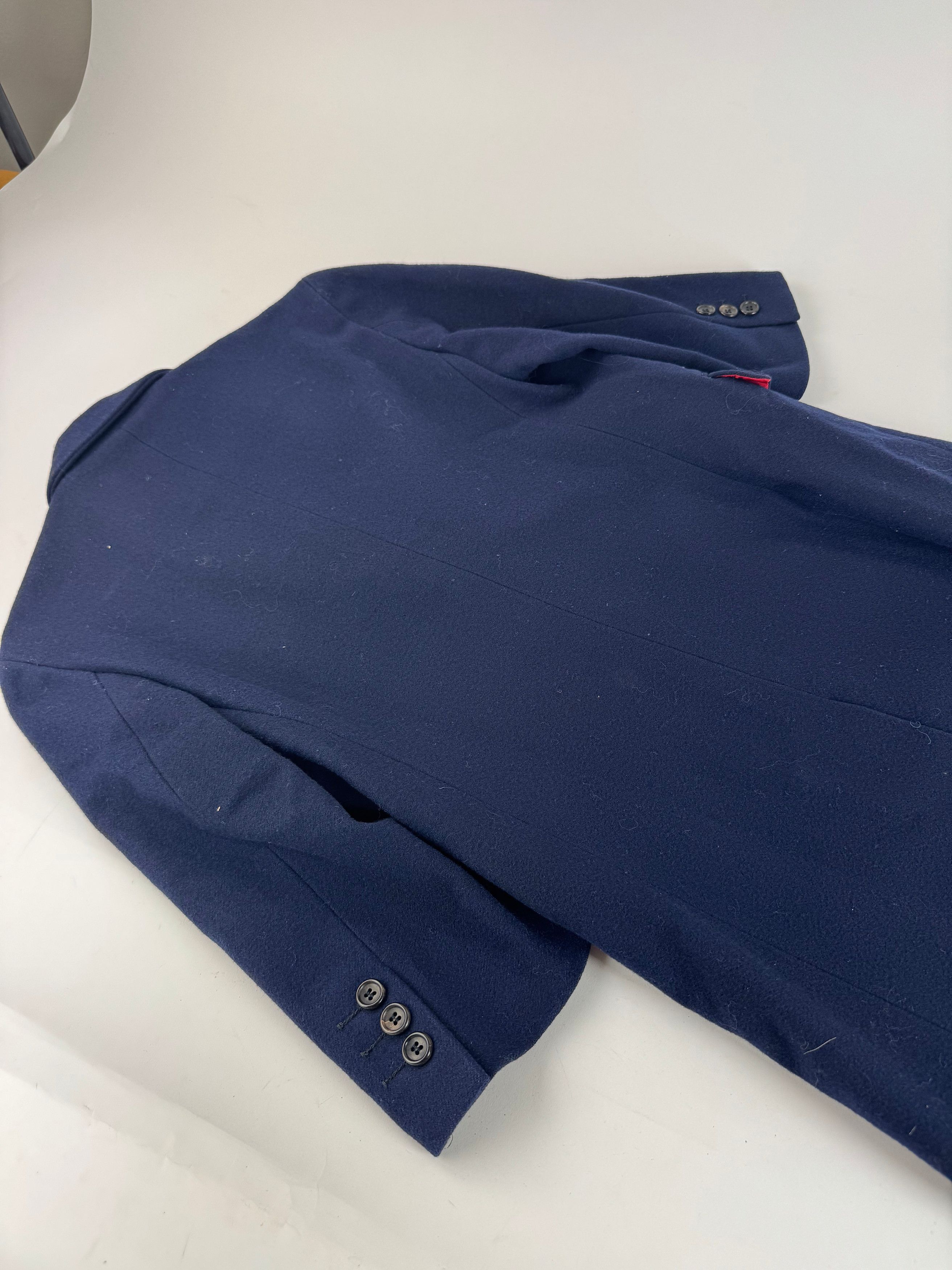 Comme des Garcons Vintage Comme Des Garçons Wool Trenchcoat M Navy Size S / US 4 / IT 40 - 8 Thumbnail