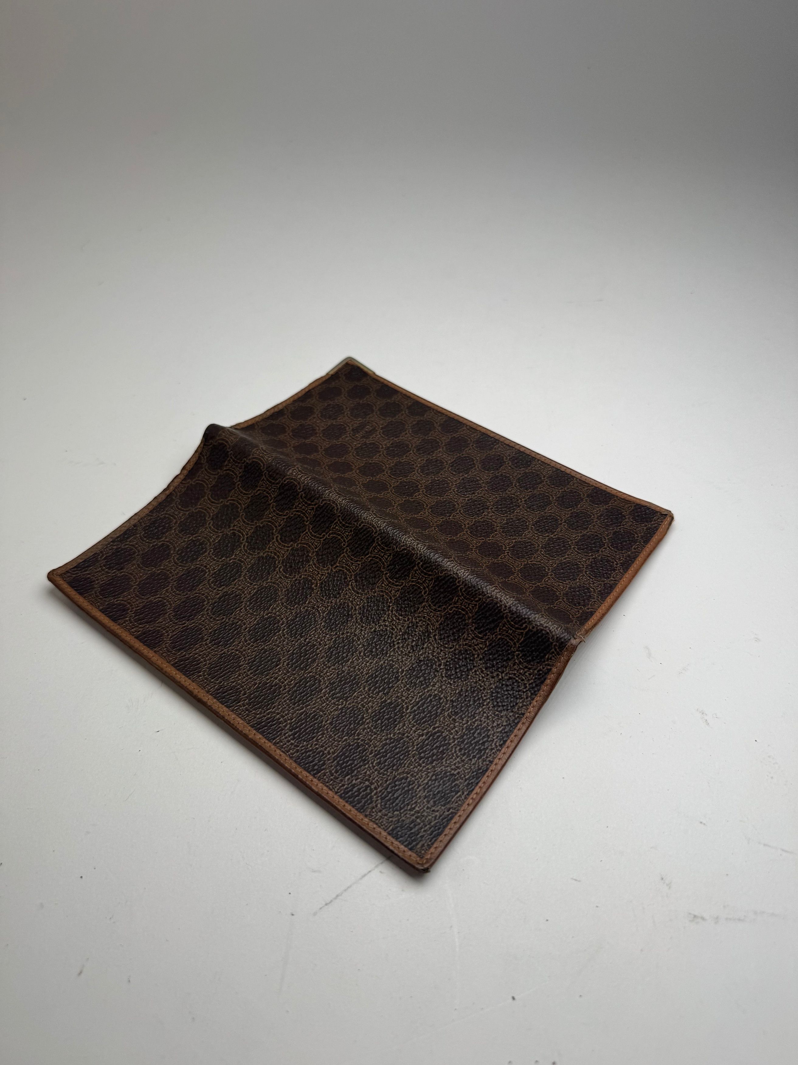 Celine Vintage Monogram Leather cardholder ID Holder Brown Size ONE SIZE - 3 Thumbnail