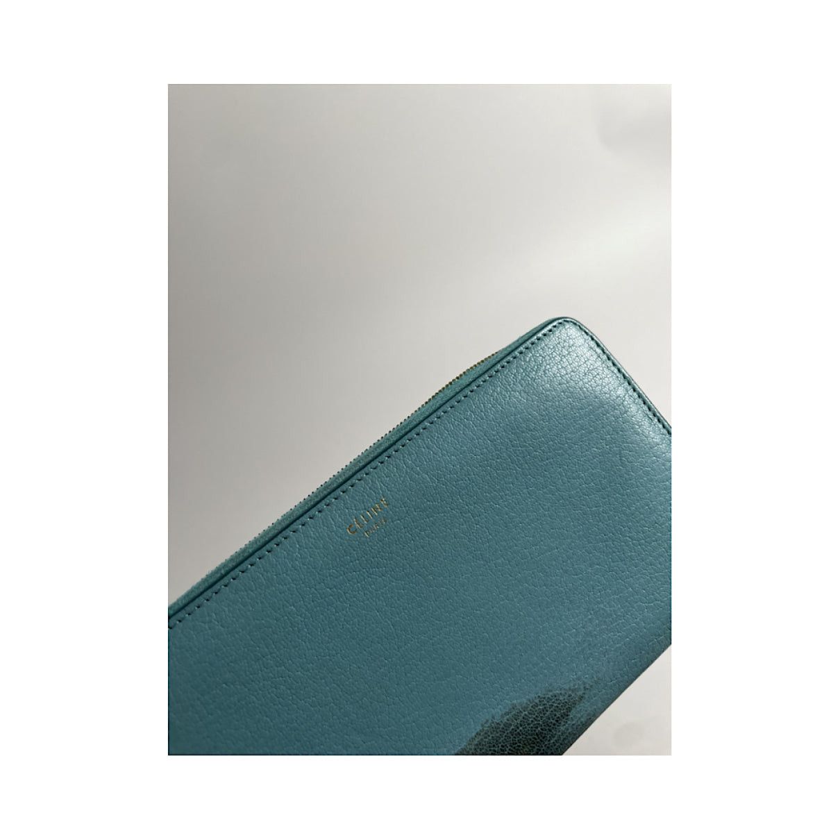 Celine Blue Leather Wallet Size ONE SIZE - 5 Thumbnail