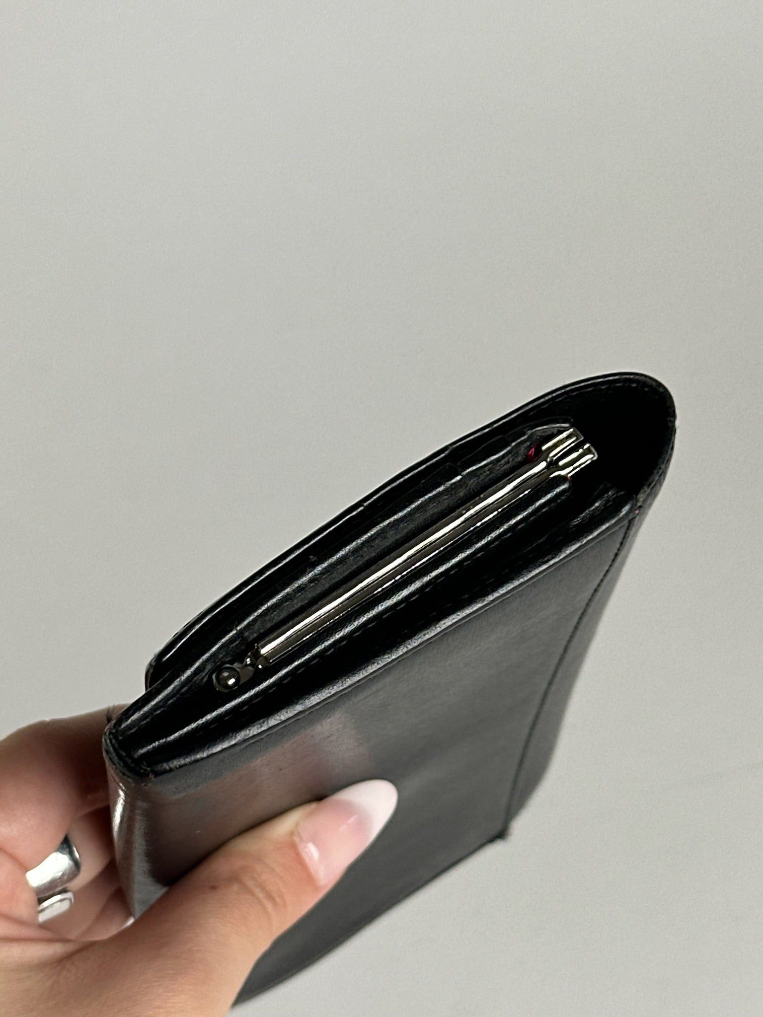 Vivienne Westwood Vintage leather wallet black Size ONE SIZE - 9 Thumbnail