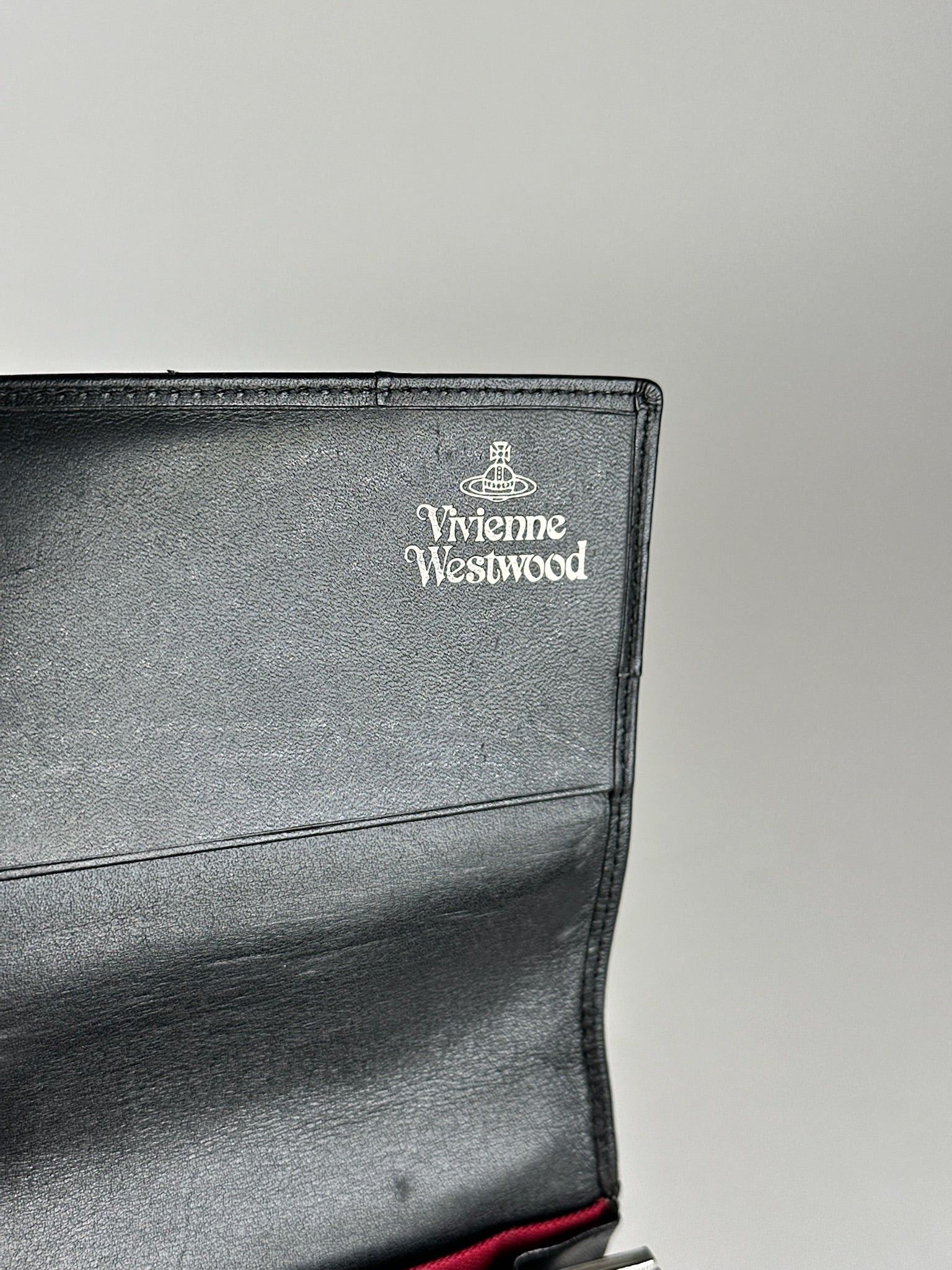 Vivienne Westwood Vintage leather wallet black Size ONE SIZE - 6 Thumbnail