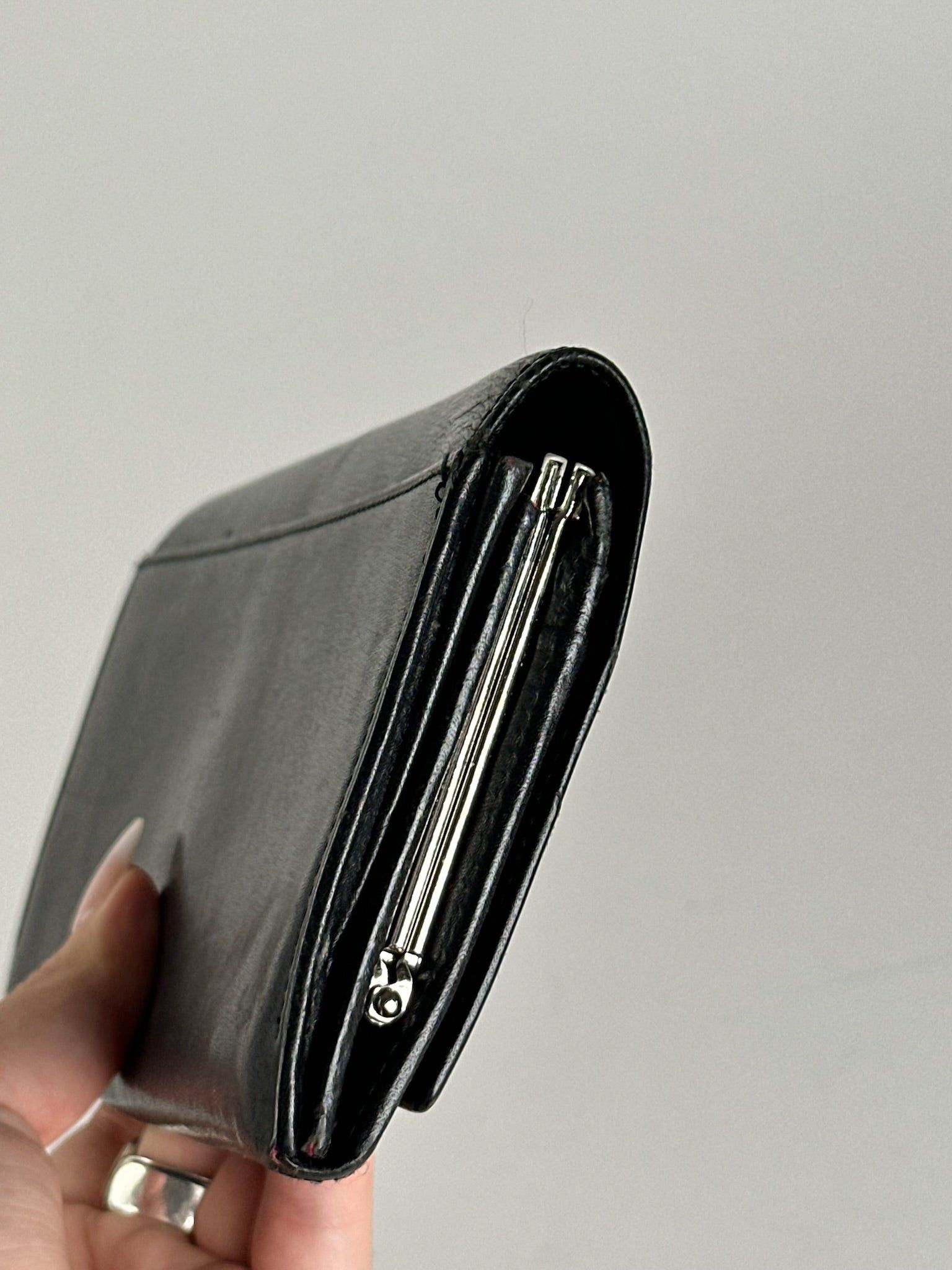 Vivienne Westwood Vintage leather wallet black Size ONE SIZE - 10 Thumbnail