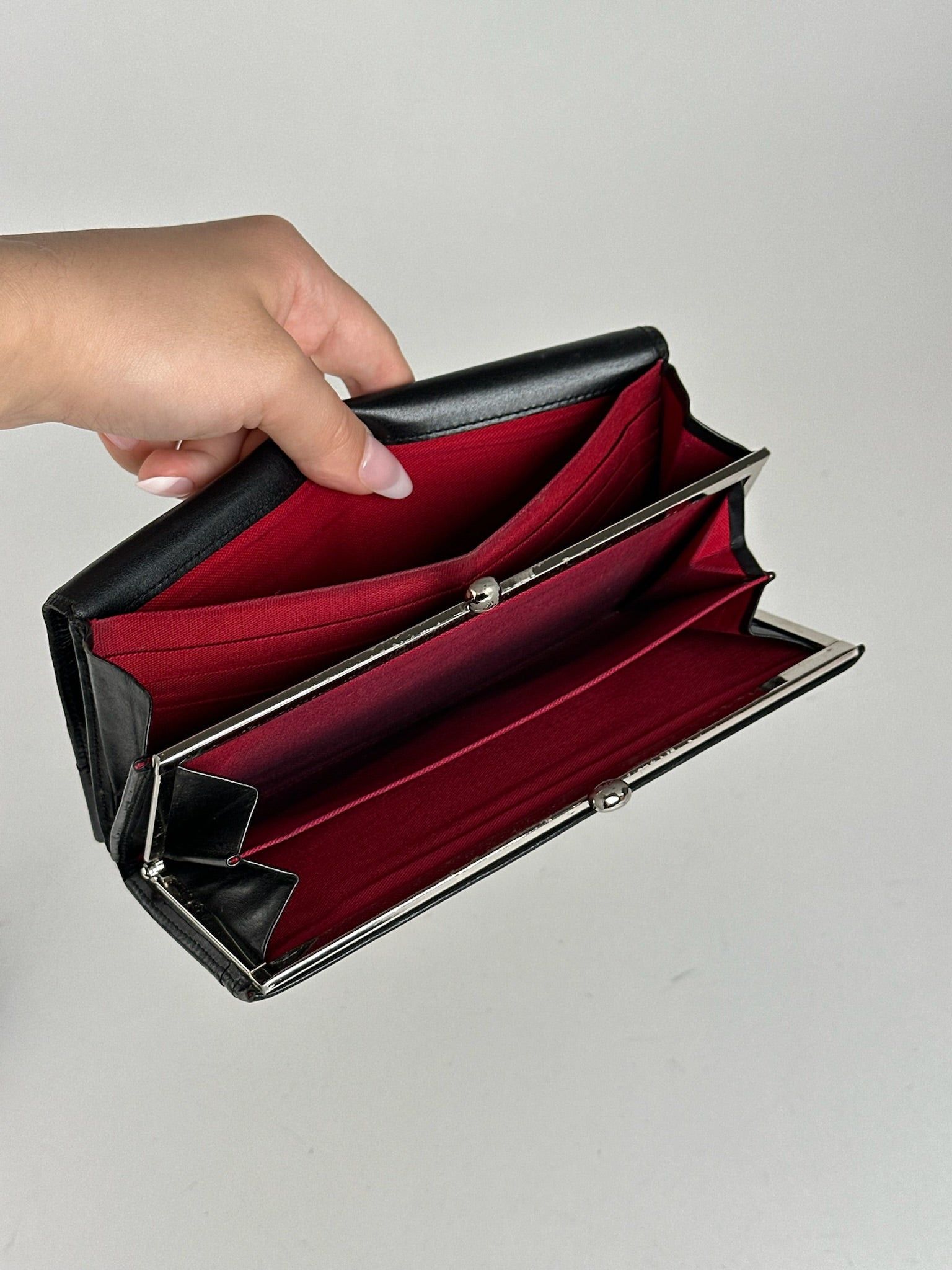 Vivienne Westwood Vintage leather wallet black Size ONE SIZE - 13 Thumbnail