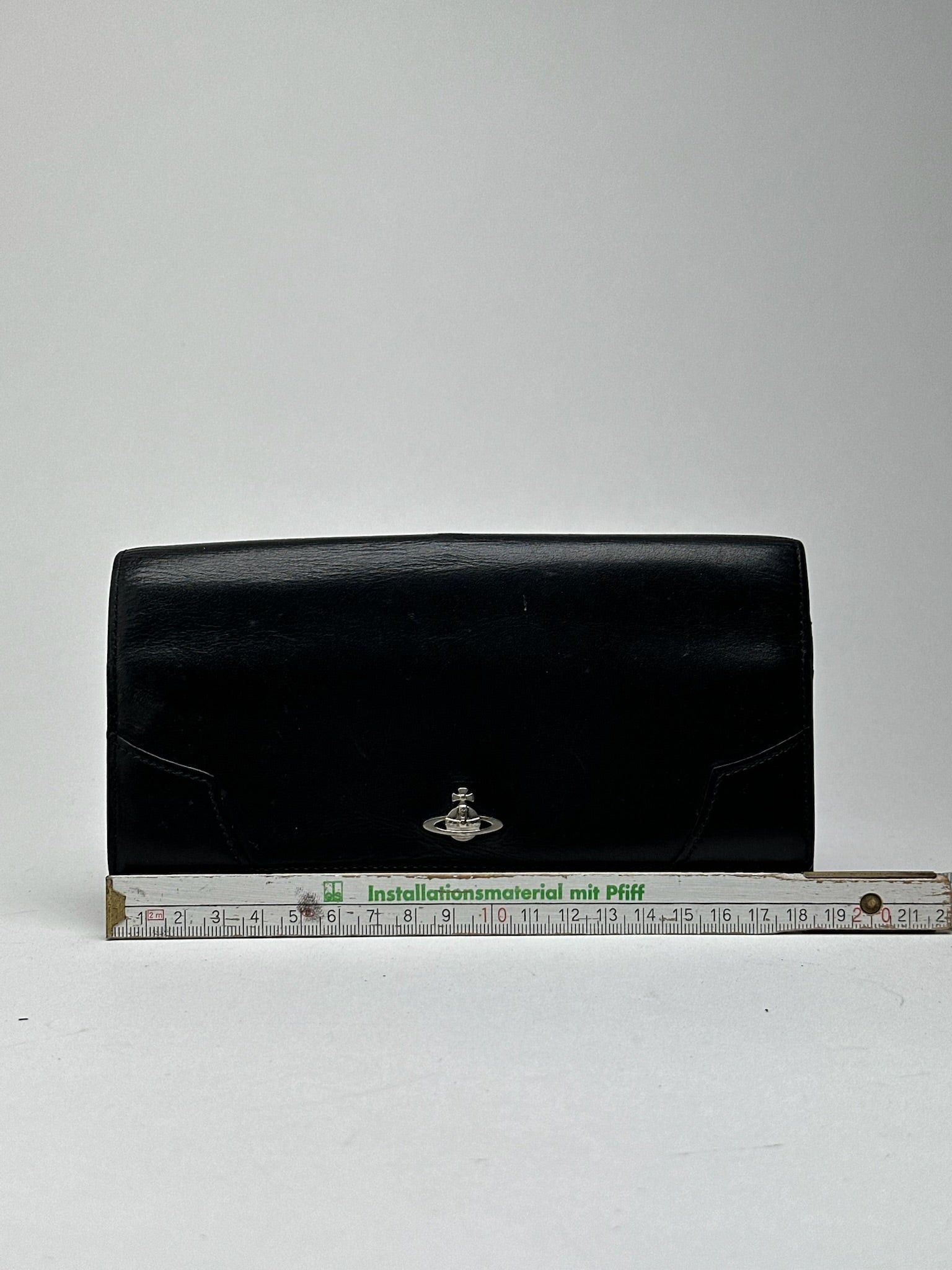 Vivienne Westwood Vintage leather wallet black Size ONE SIZE - 8 Thumbnail