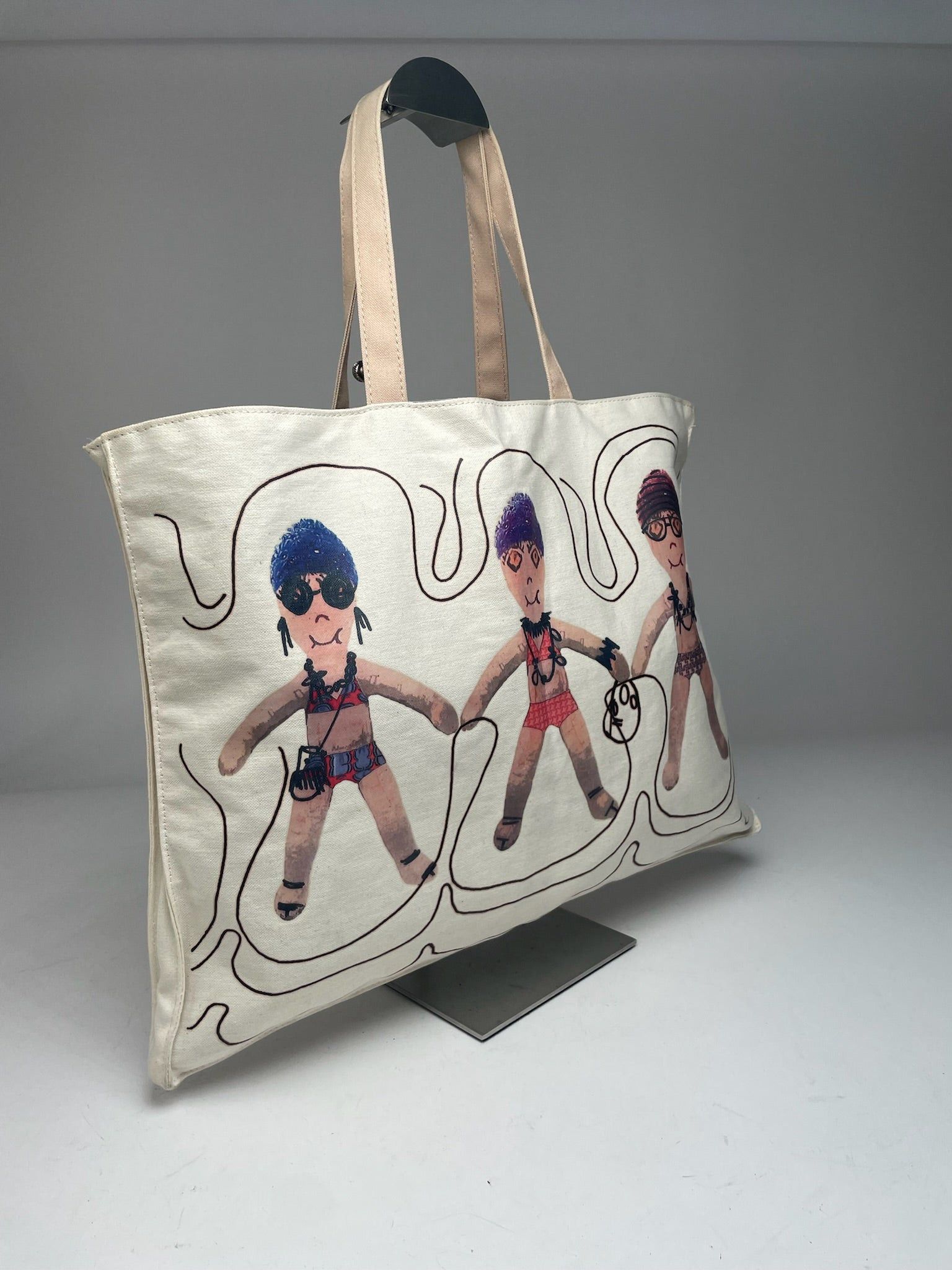 Marni Vintage Canvas Shopper Bag Size ONE SIZE - 3 Thumbnail