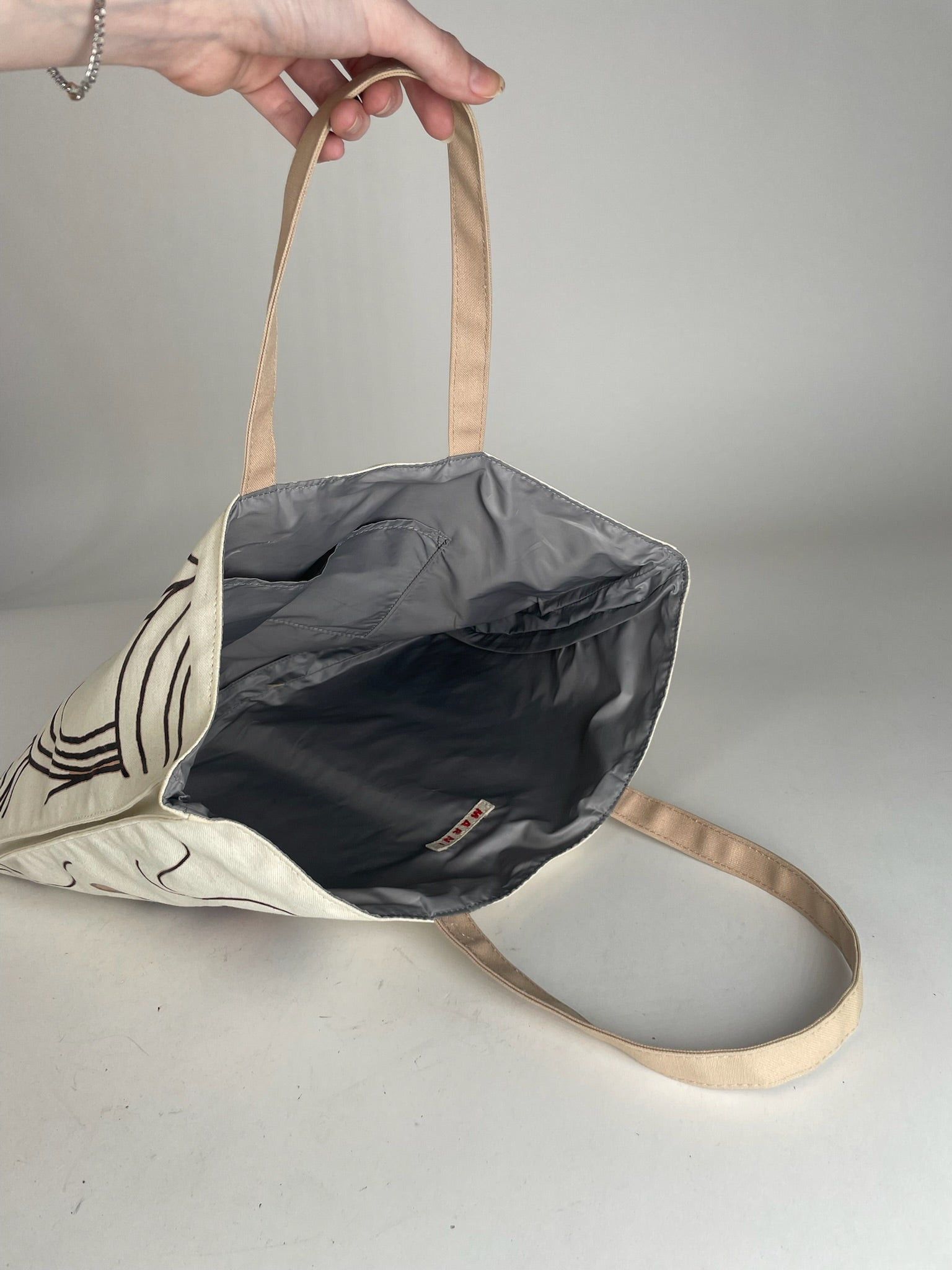 Marni Vintage Canvas Shopper Bag Size ONE SIZE - 6 Thumbnail
