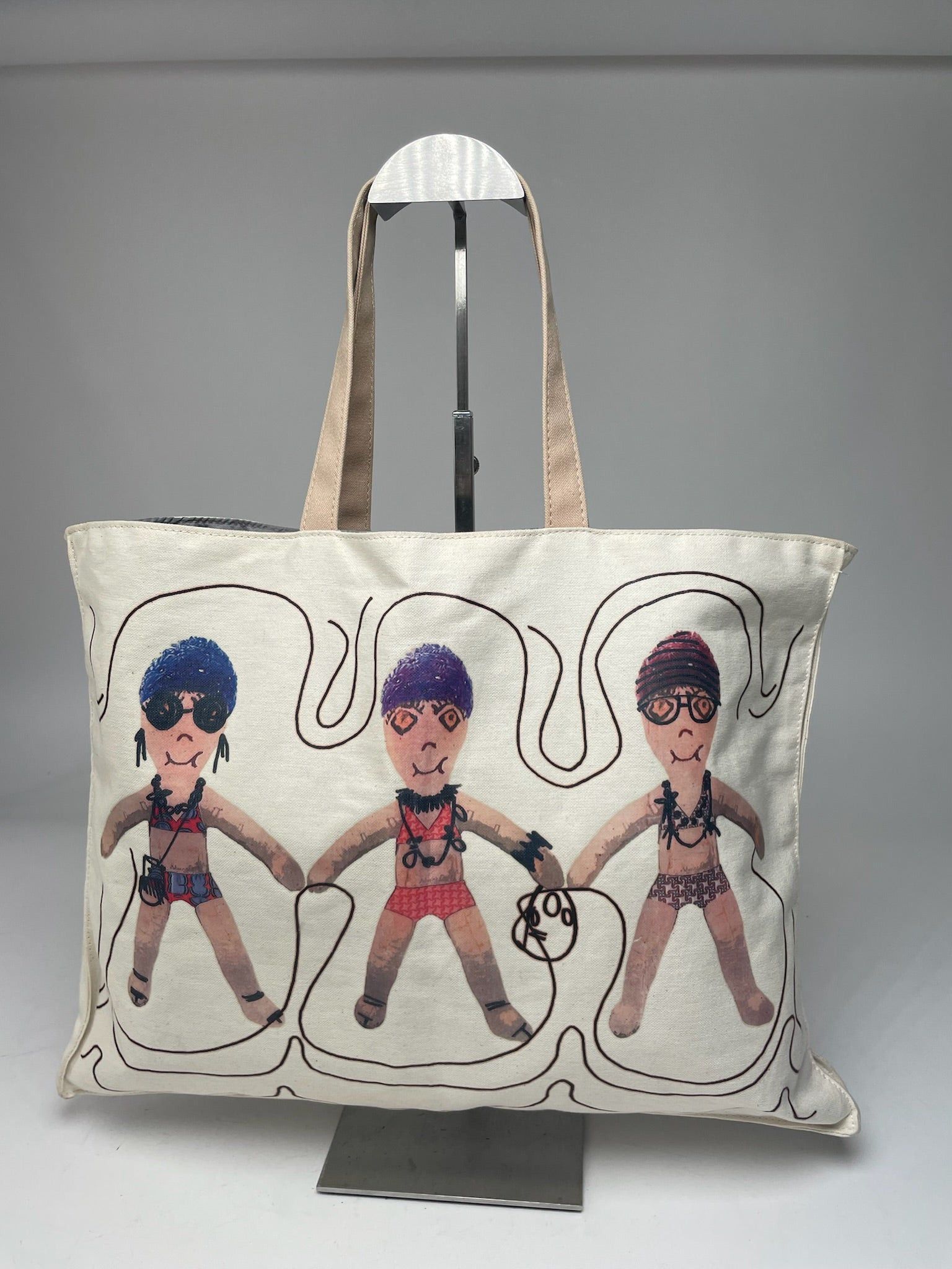 Marni Vintage Canvas Shopper Bag Size ONE SIZE - 8 Thumbnail