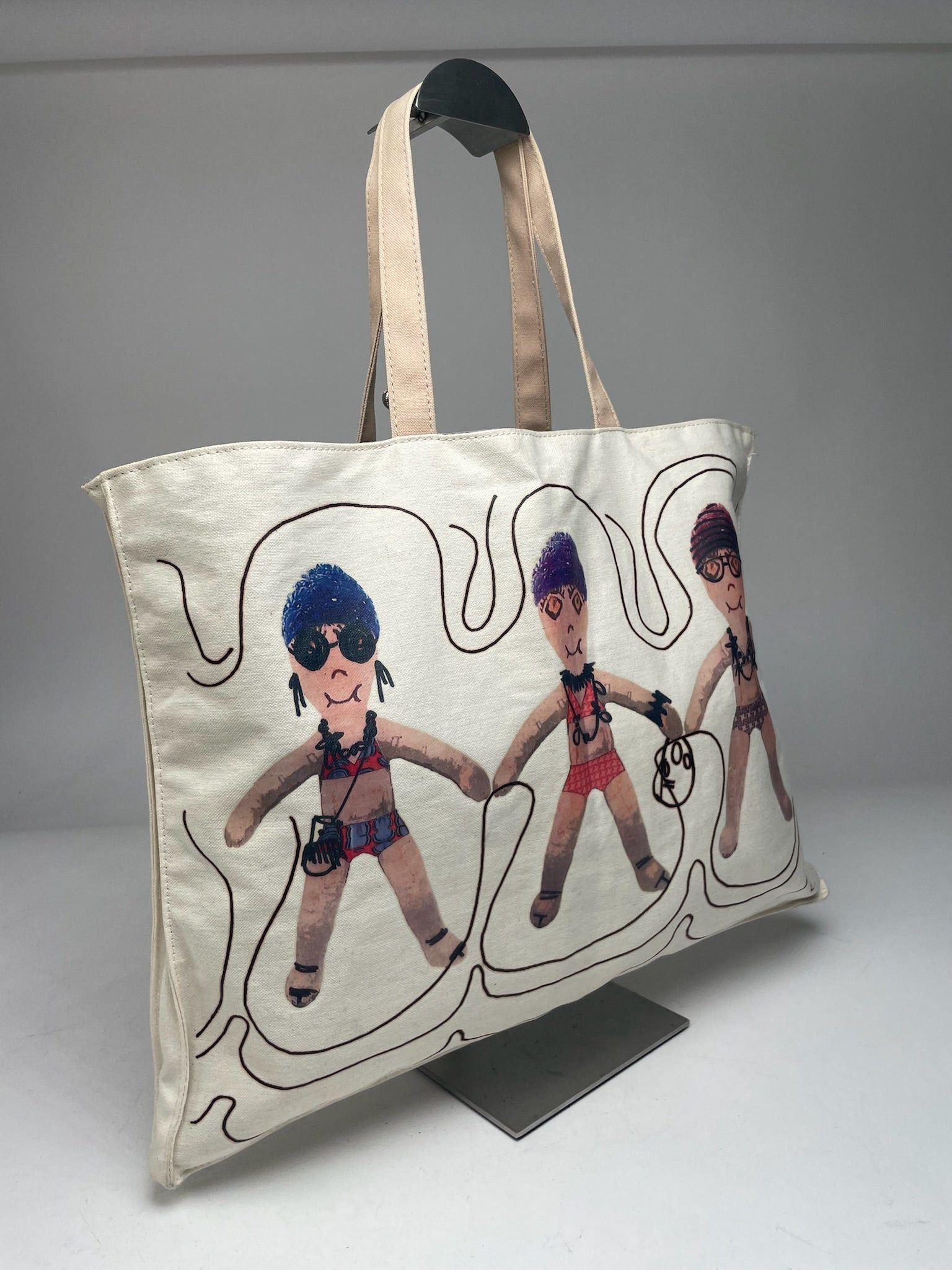 Marni Vintage Canvas Shopper Bag Size ONE SIZE - 14 Thumbnail