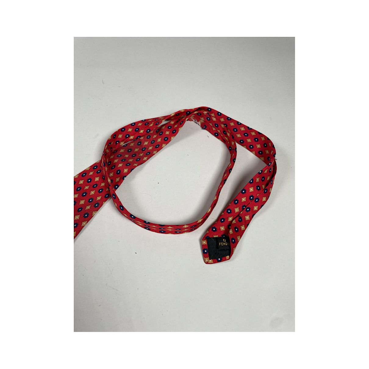 Fendi Red Silk Ty Size 27" / US 4 / IT 40 - 4 Thumbnail