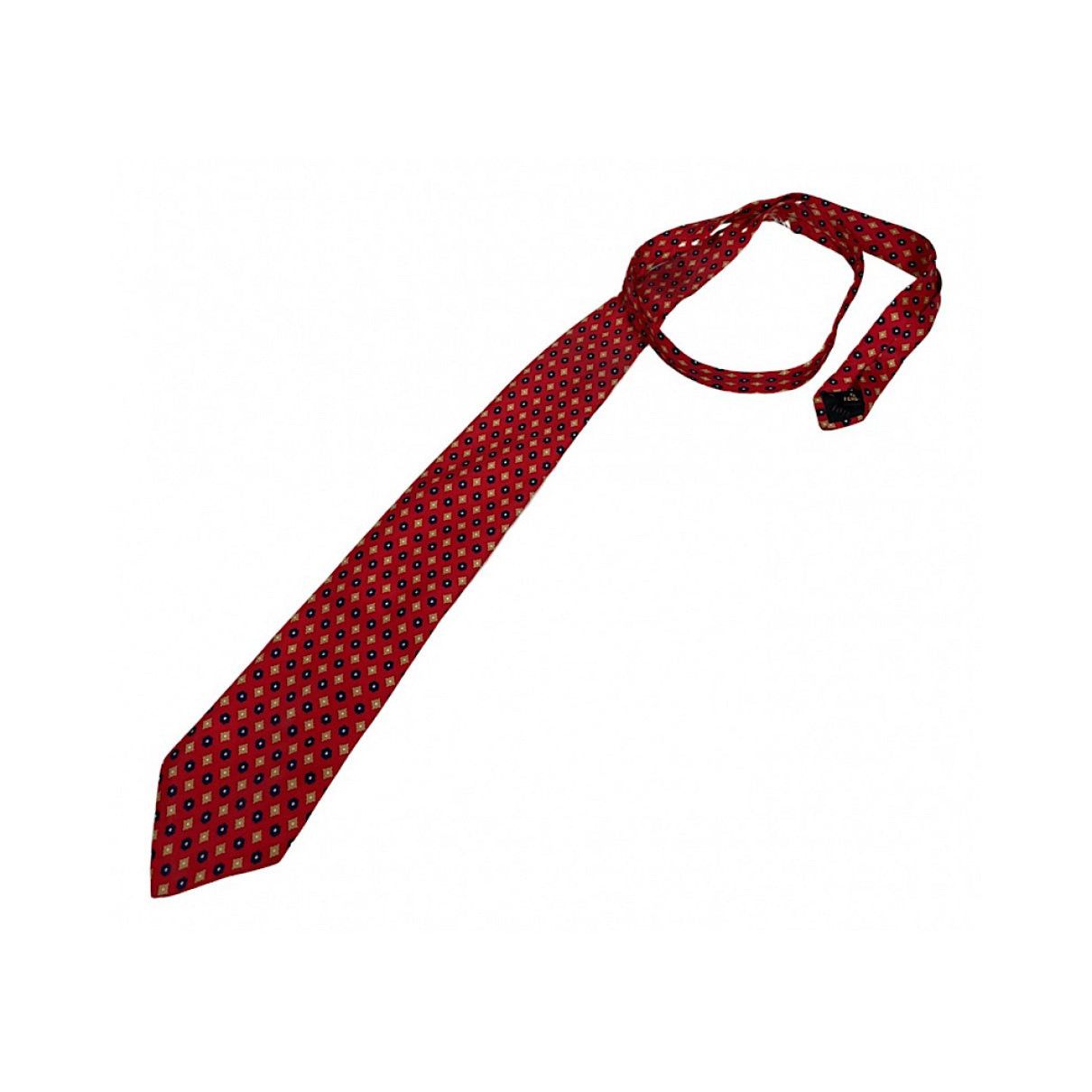 Fendi Red Silk Ty Size 27" / US 4 / IT 40 - 5 Thumbnail