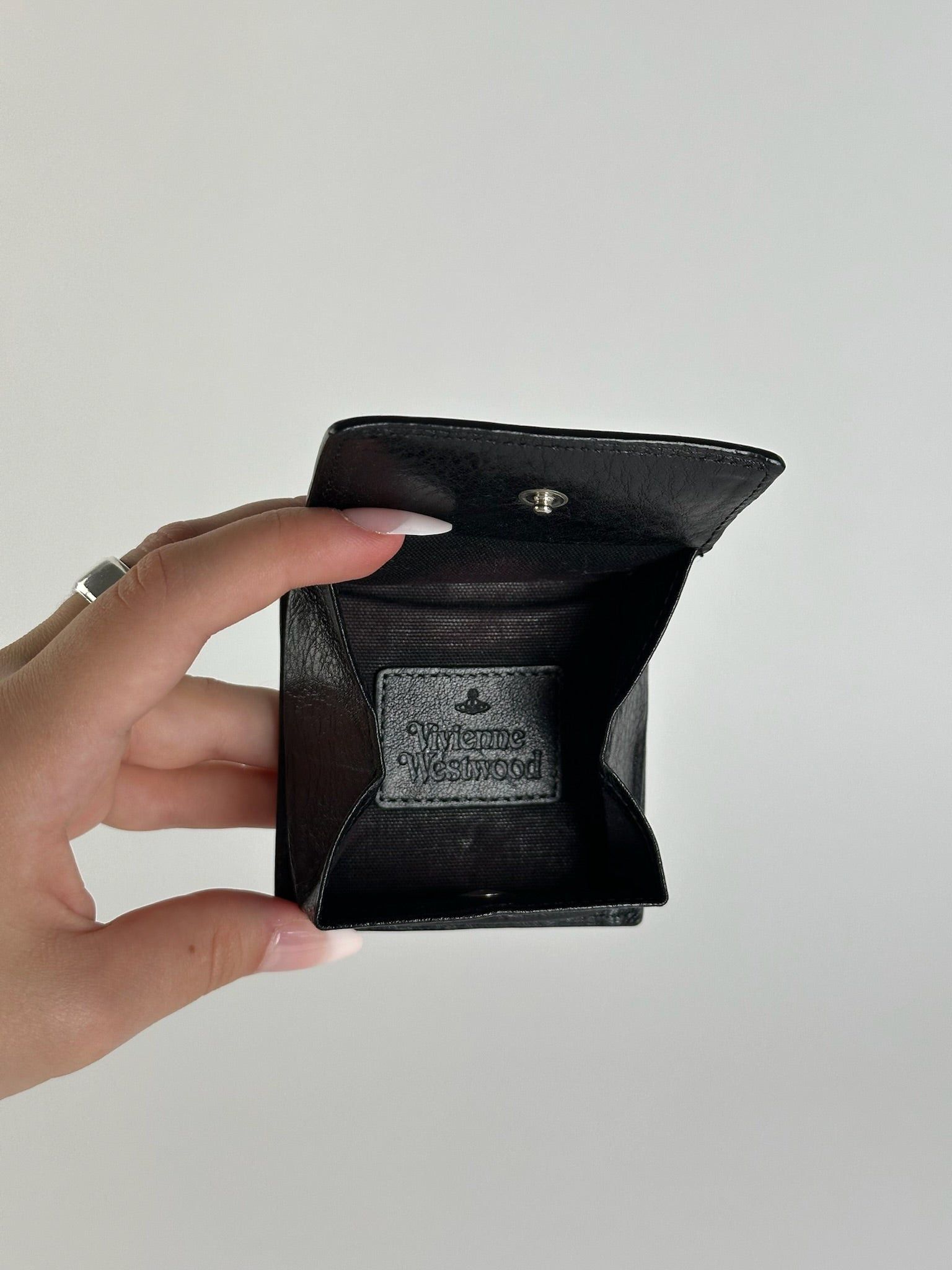 Vivienne Westwood Vintage Leather Coin Case black Size ONE SIZE - 5 Thumbnail