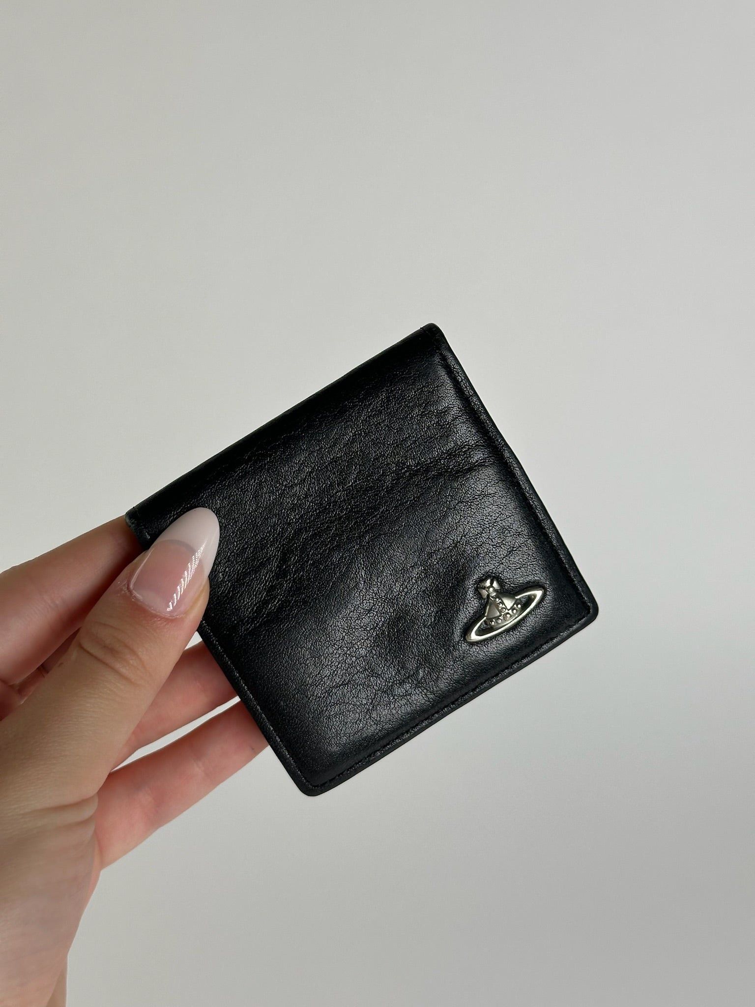 Vivienne Westwood Vintage Leather Coin Case black Size ONE SIZE - 4 Thumbnail