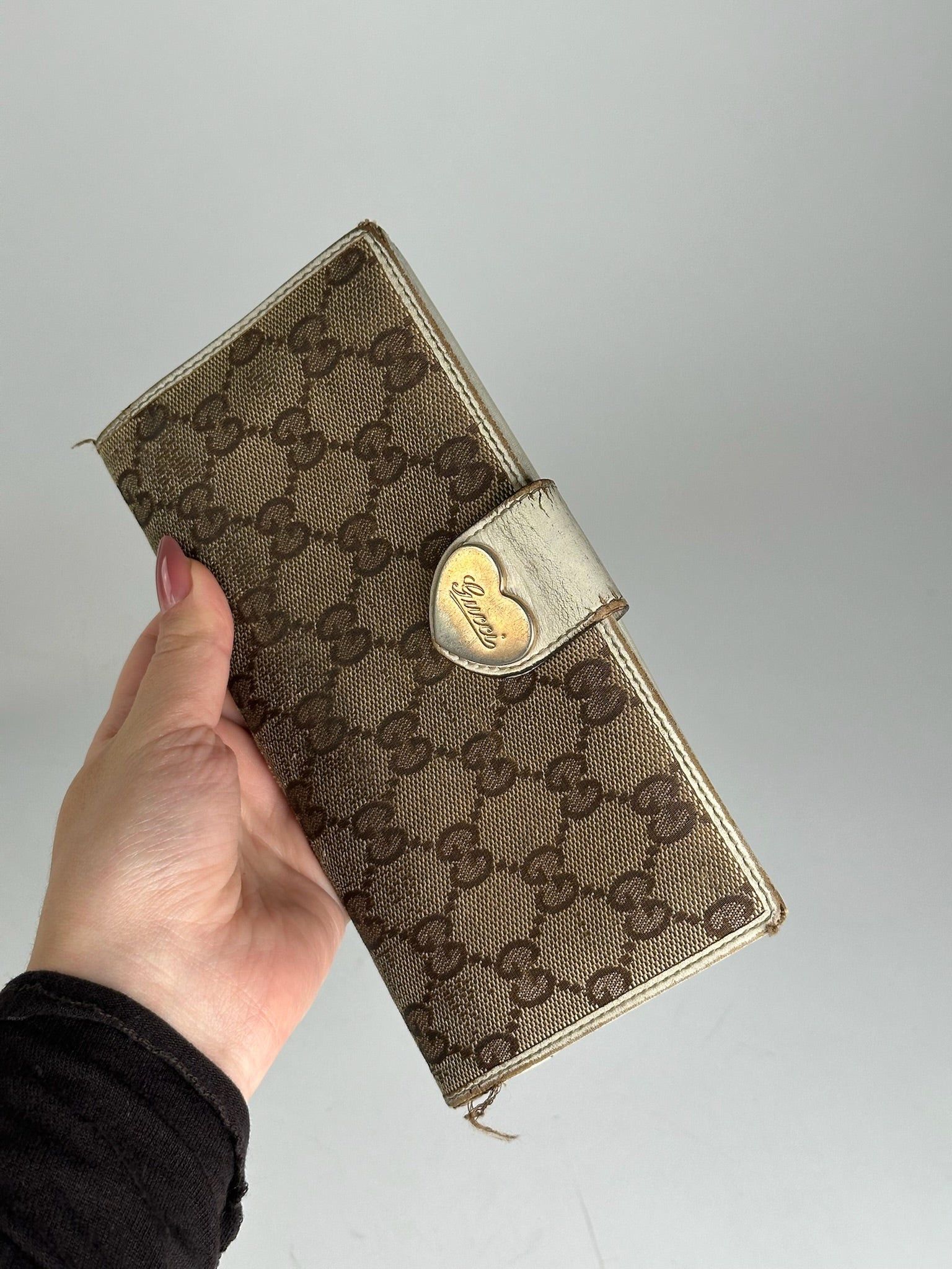 Gucci Vintage monogram wallet beige white Size ONE SIZE - 7 Thumbnail
