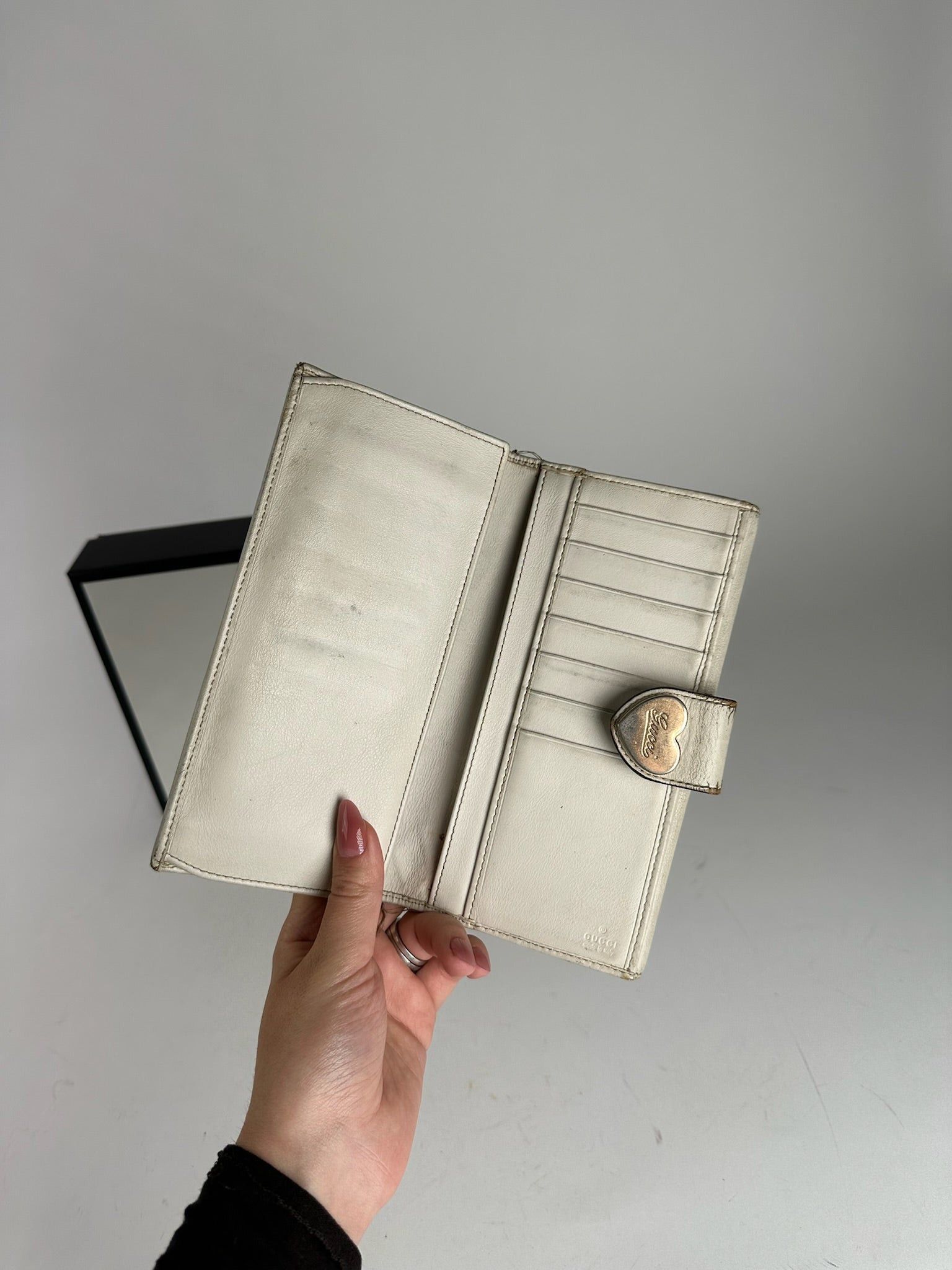 Gucci Vintage monogram wallet beige white Size ONE SIZE - 4 Thumbnail