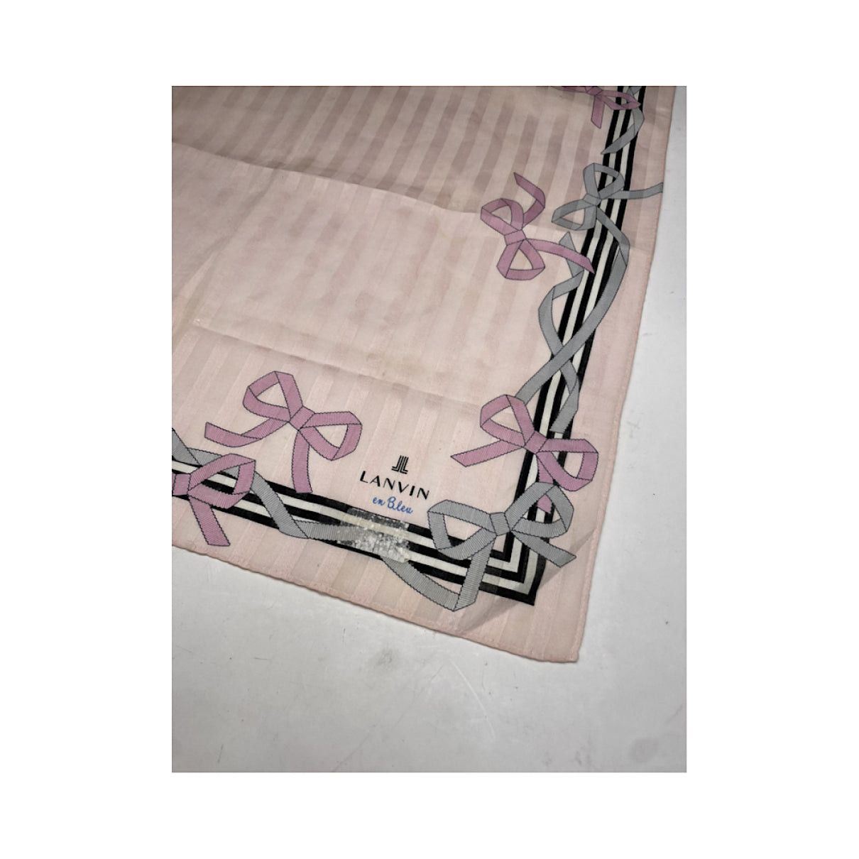 Lanvin Pink Silk Scarf Size ONE SIZE - 2 Thumbnail