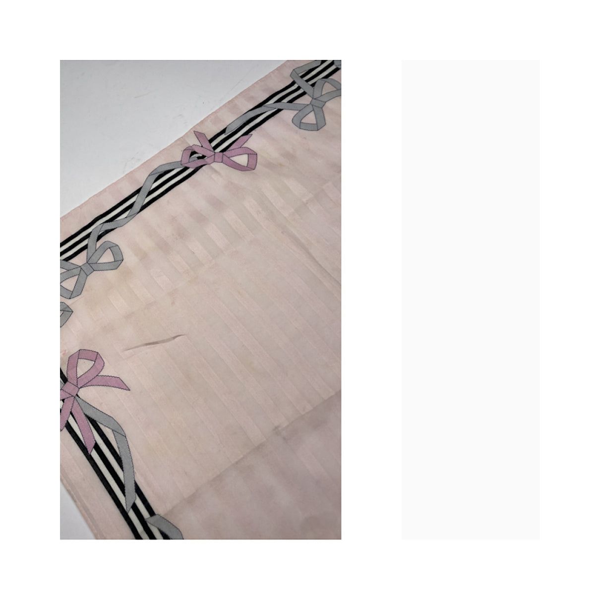 Lanvin Pink Silk Scarf Size ONE SIZE - 5 Thumbnail