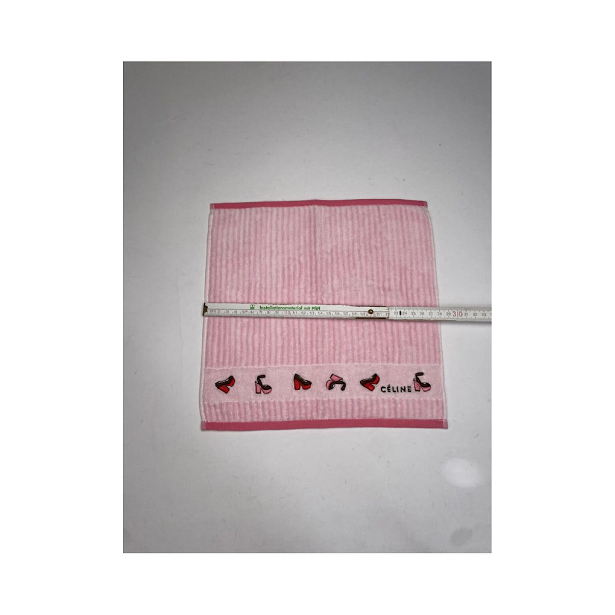 Celine Pink Cotton Silk Handkerchief Size ONE SIZE - 3 Thumbnail