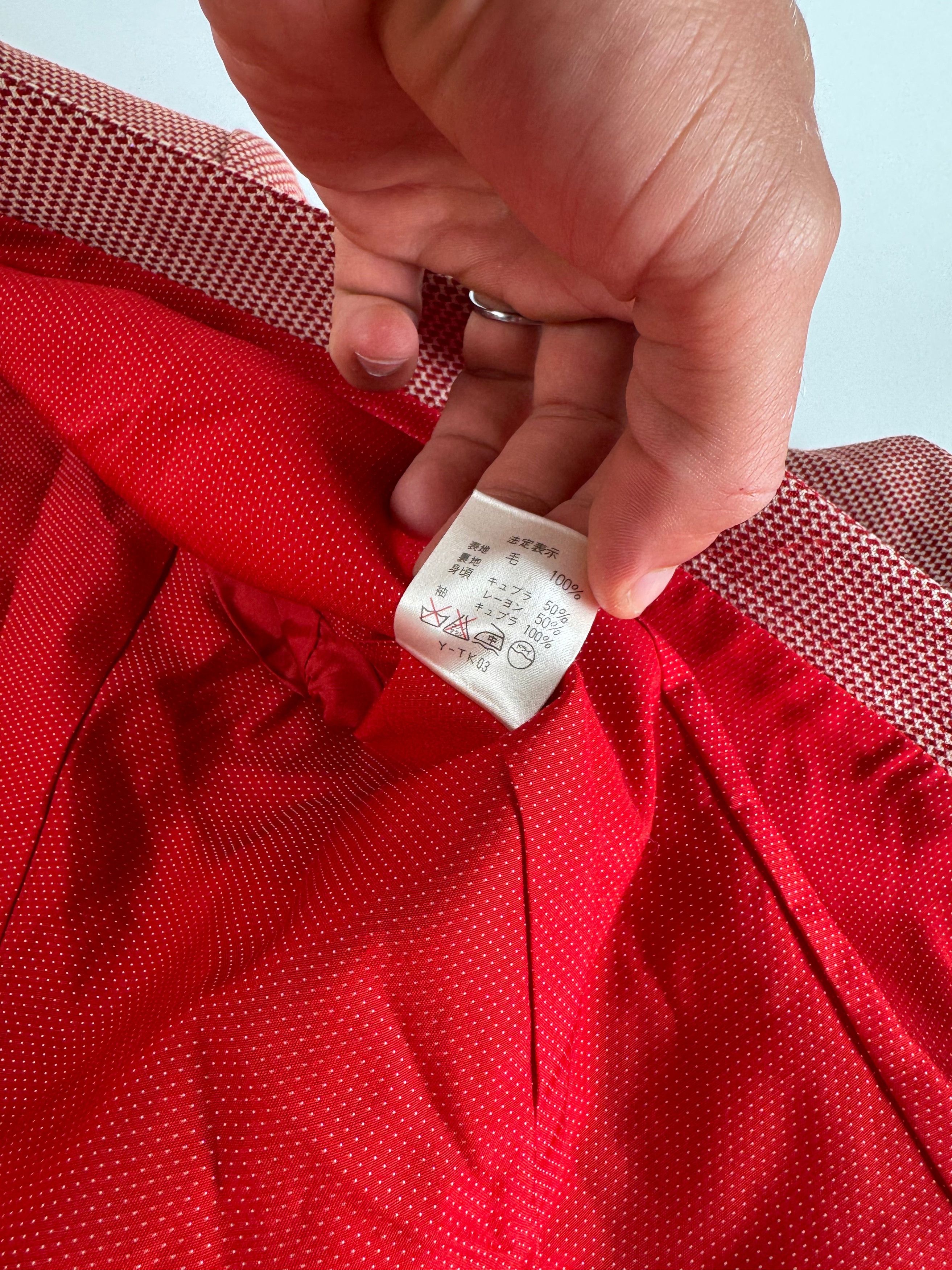 Dior Vintage Trenchcoat Blazer red white L Size L / US 10 / IT 46 - 9 Thumbnail