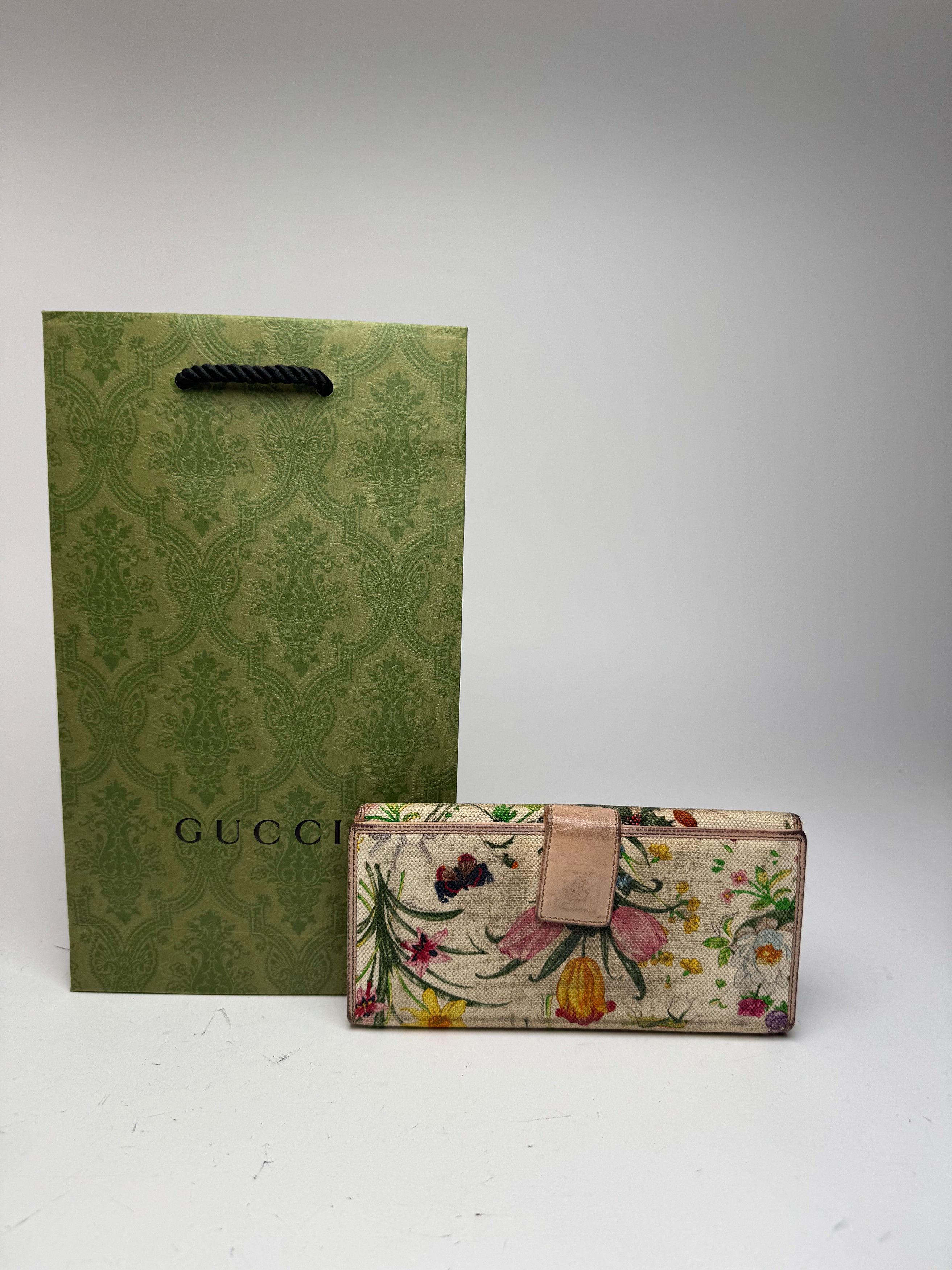 Gucci Vintage Floral Wallet Size ONE SIZE - 8 Thumbnail