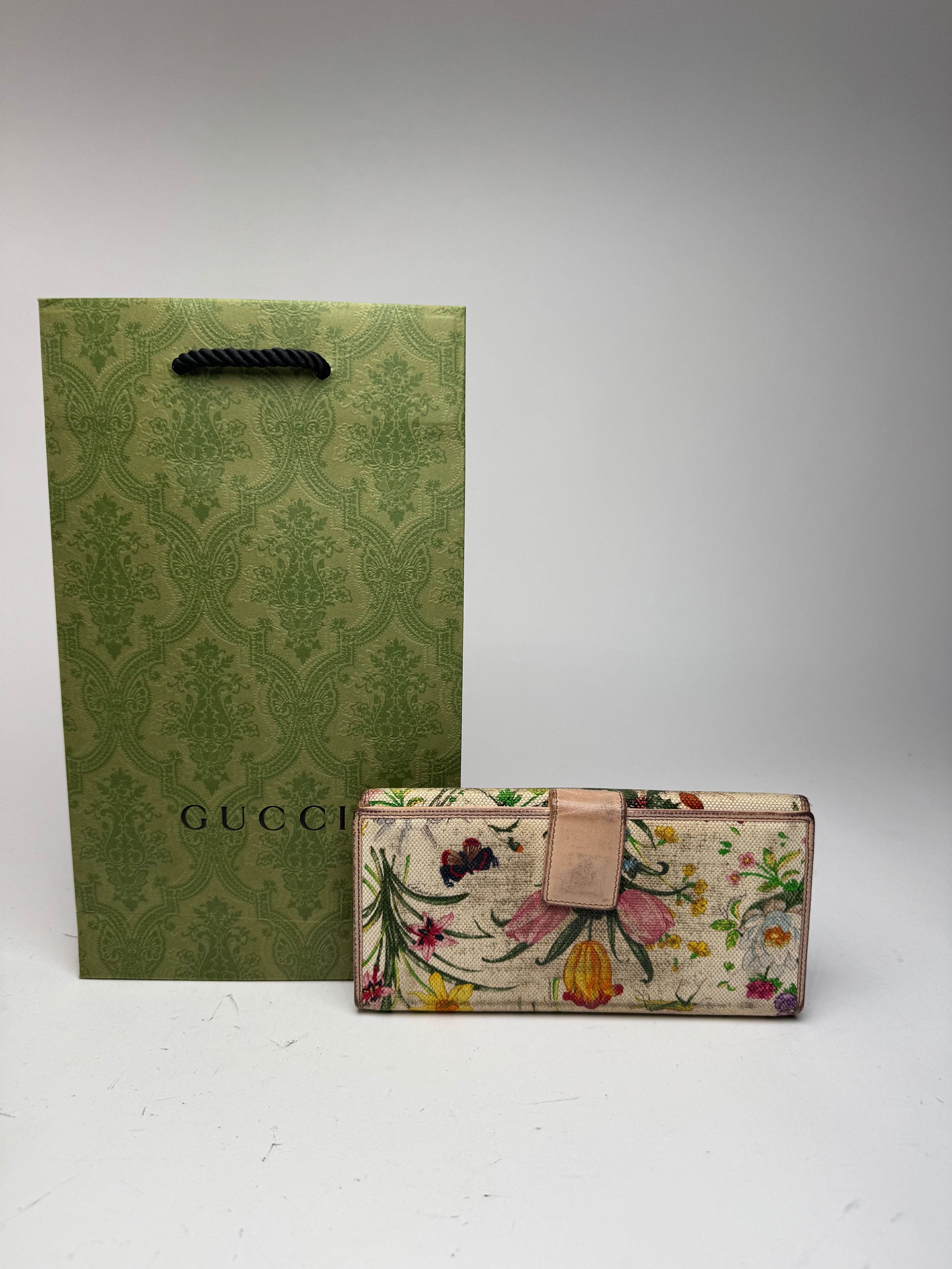 Gucci Vintage Floral Wallet Size ONE SIZE - 2 Thumbnail
