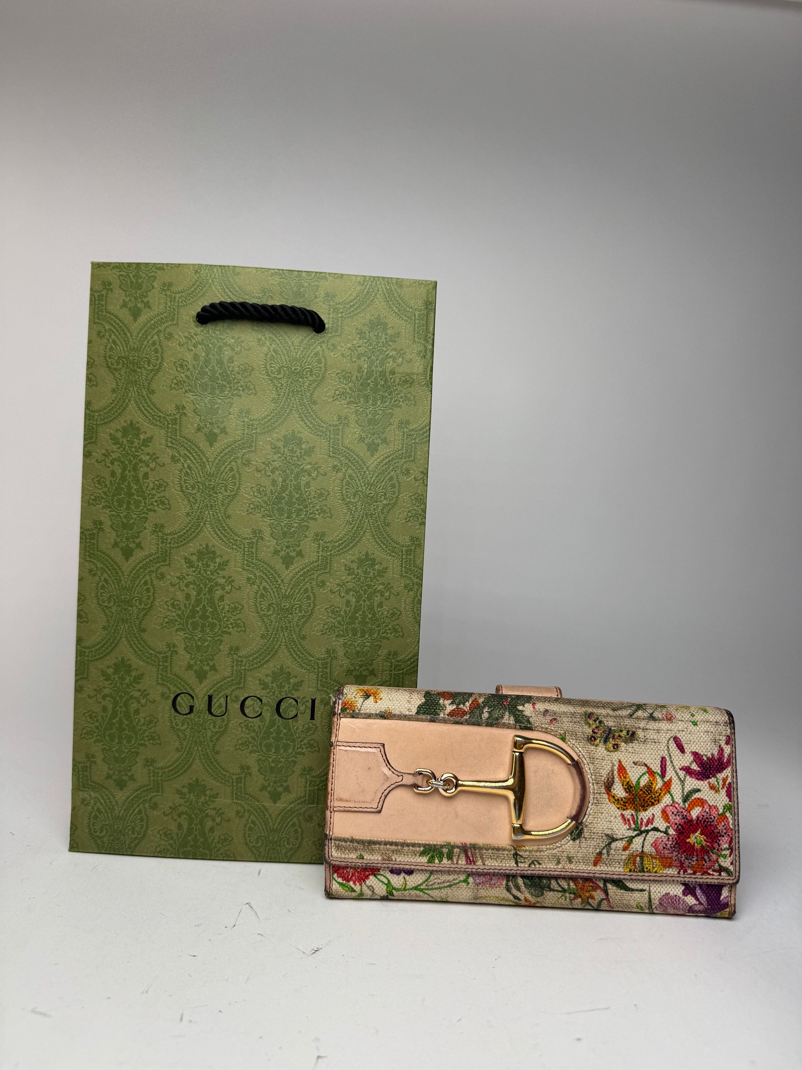 Gucci Vintage Floral Wallet Size ONE SIZE - 14 Thumbnail